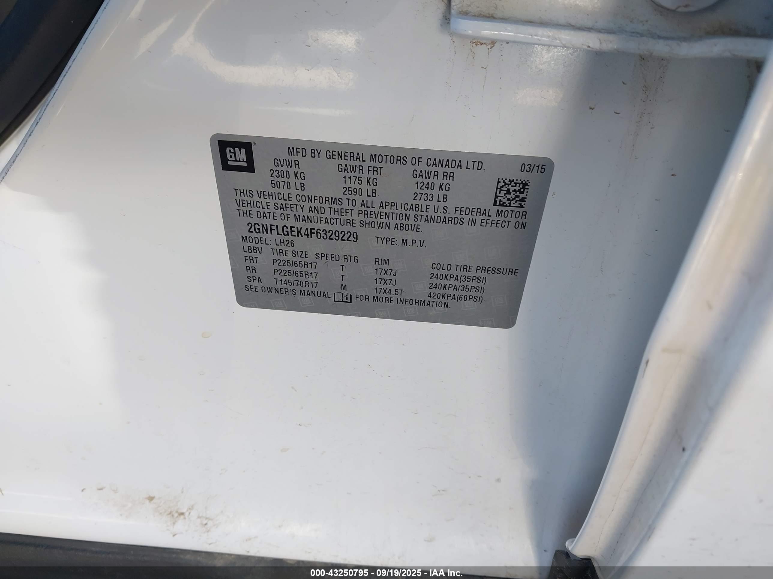CHEVROLET EQUINOX image 9