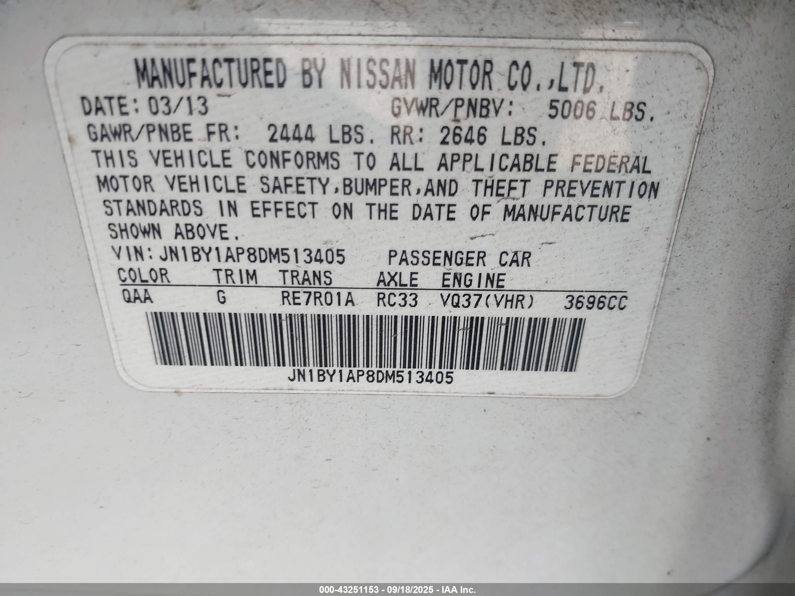 INFINITI M37 image 9
