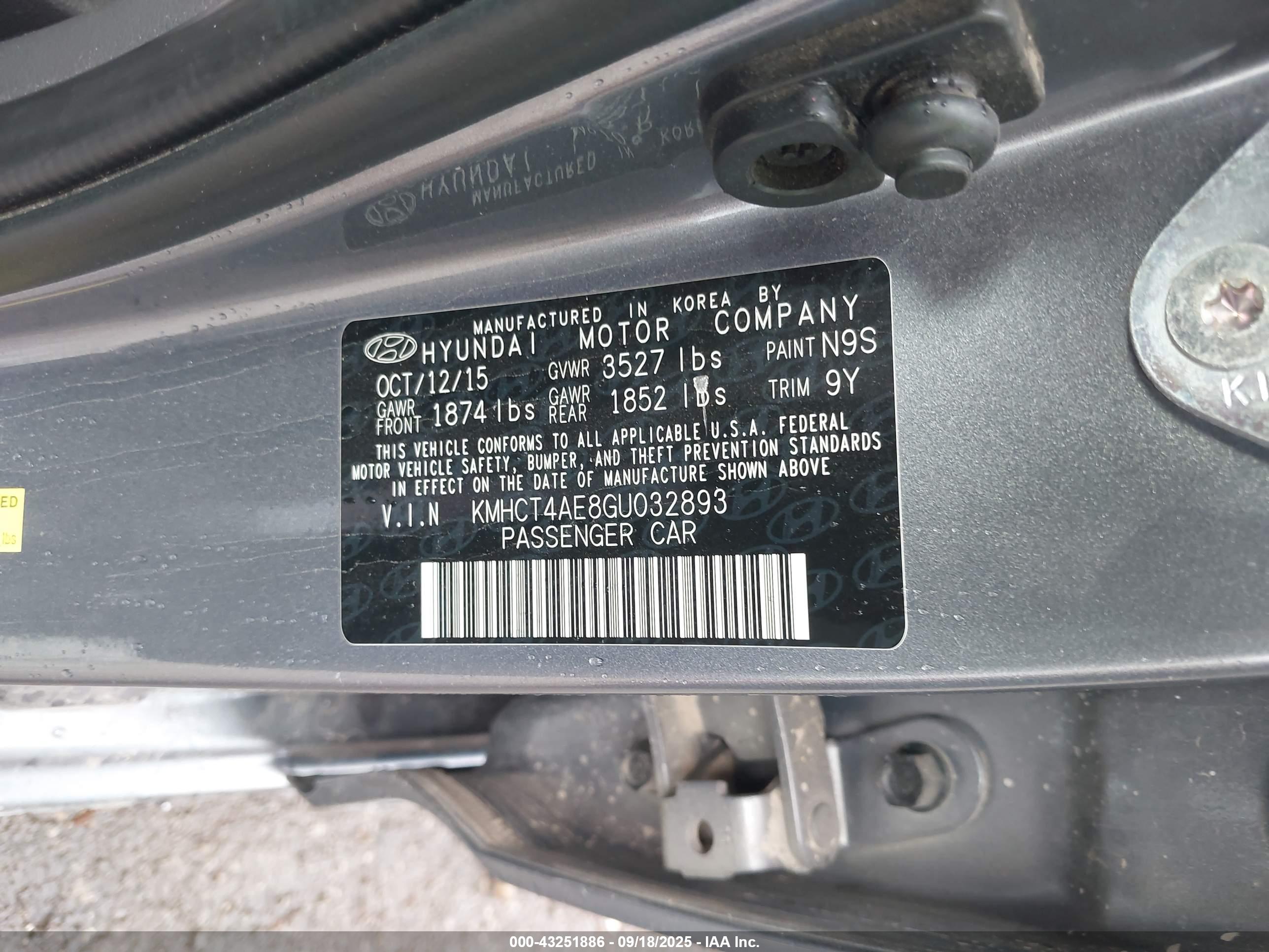 HYUNDAI ACCENT image 9