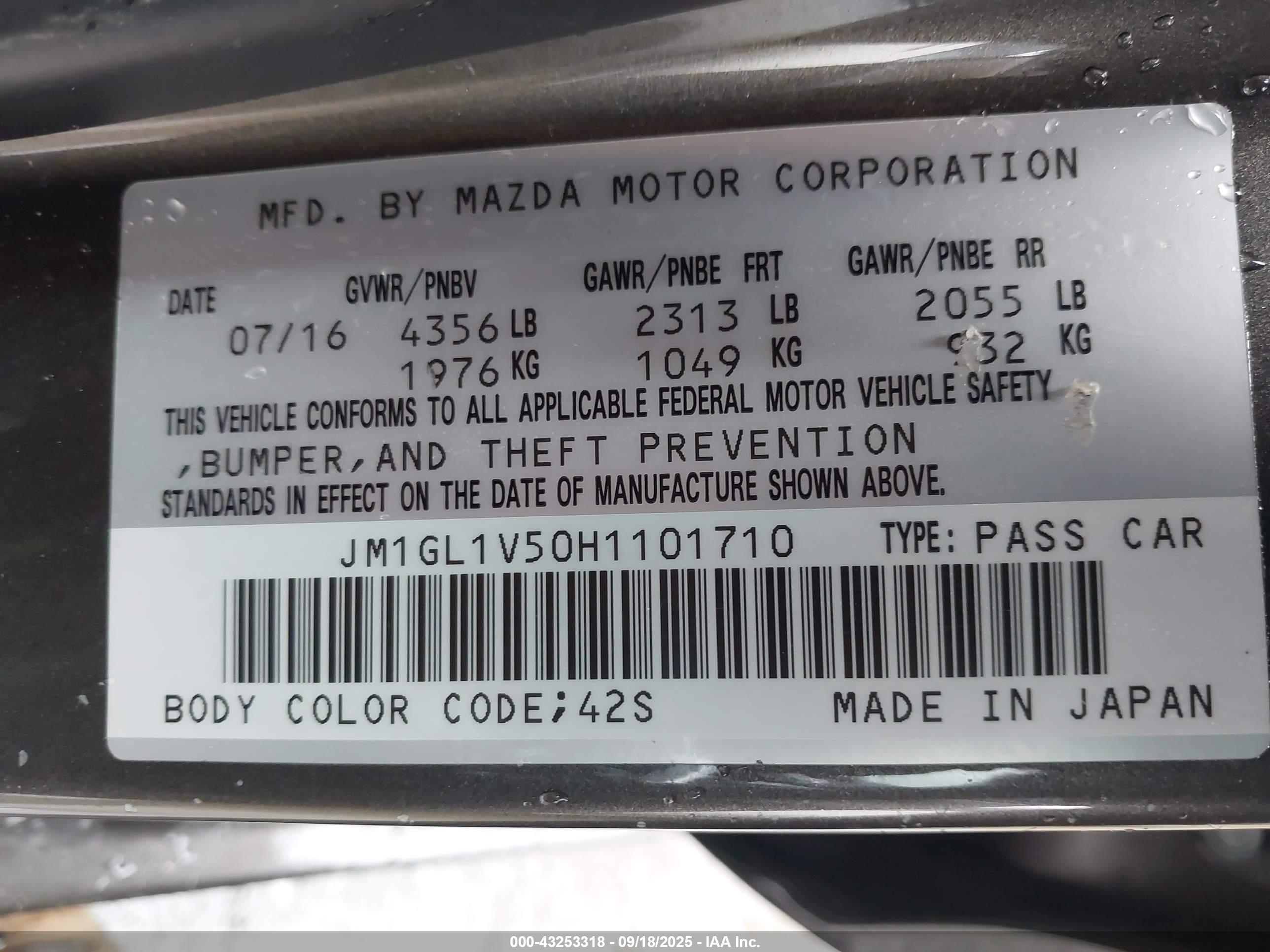 MAZDA MAZDA6 image 9