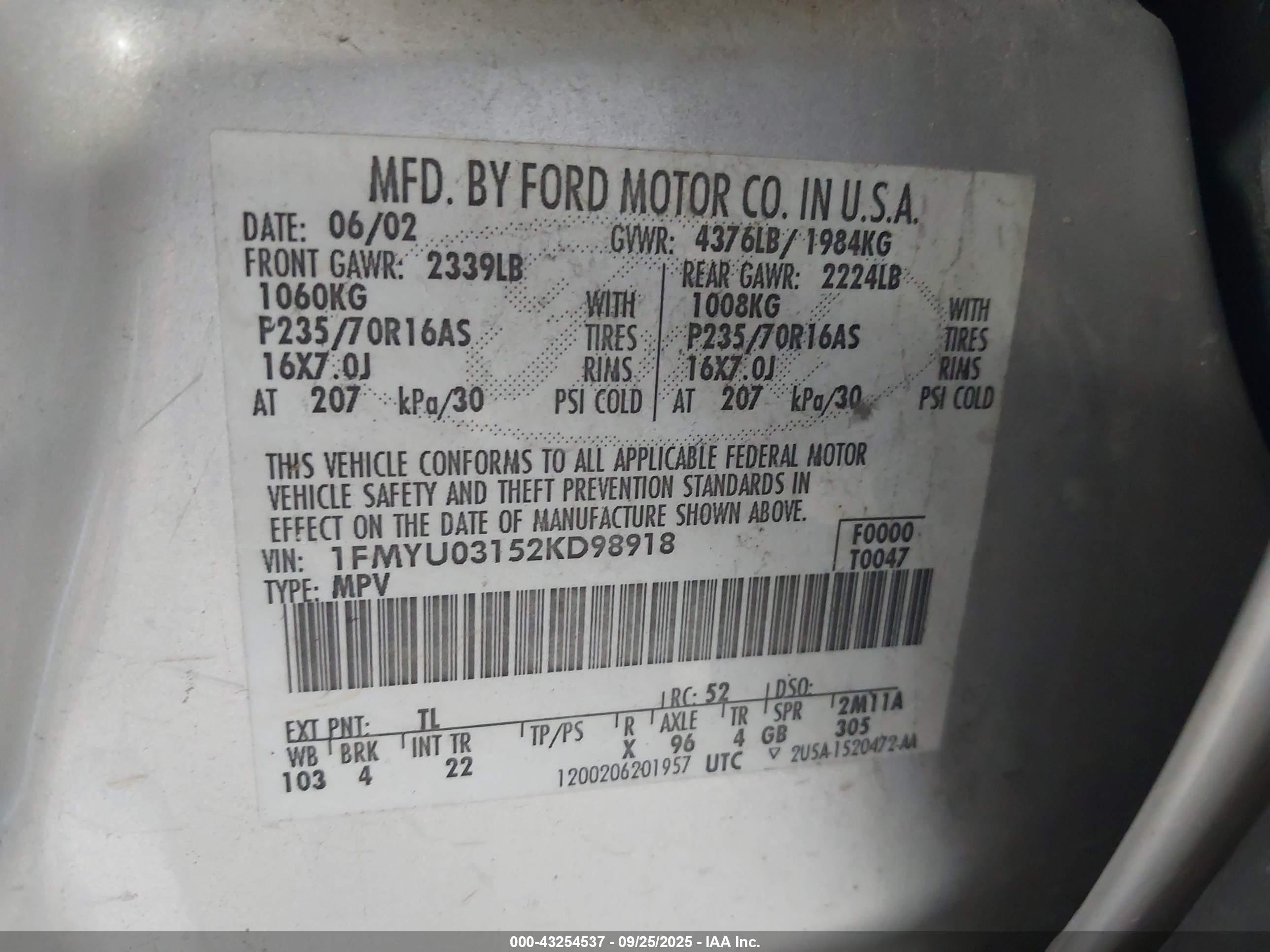 FORD ESCAPE image 9
