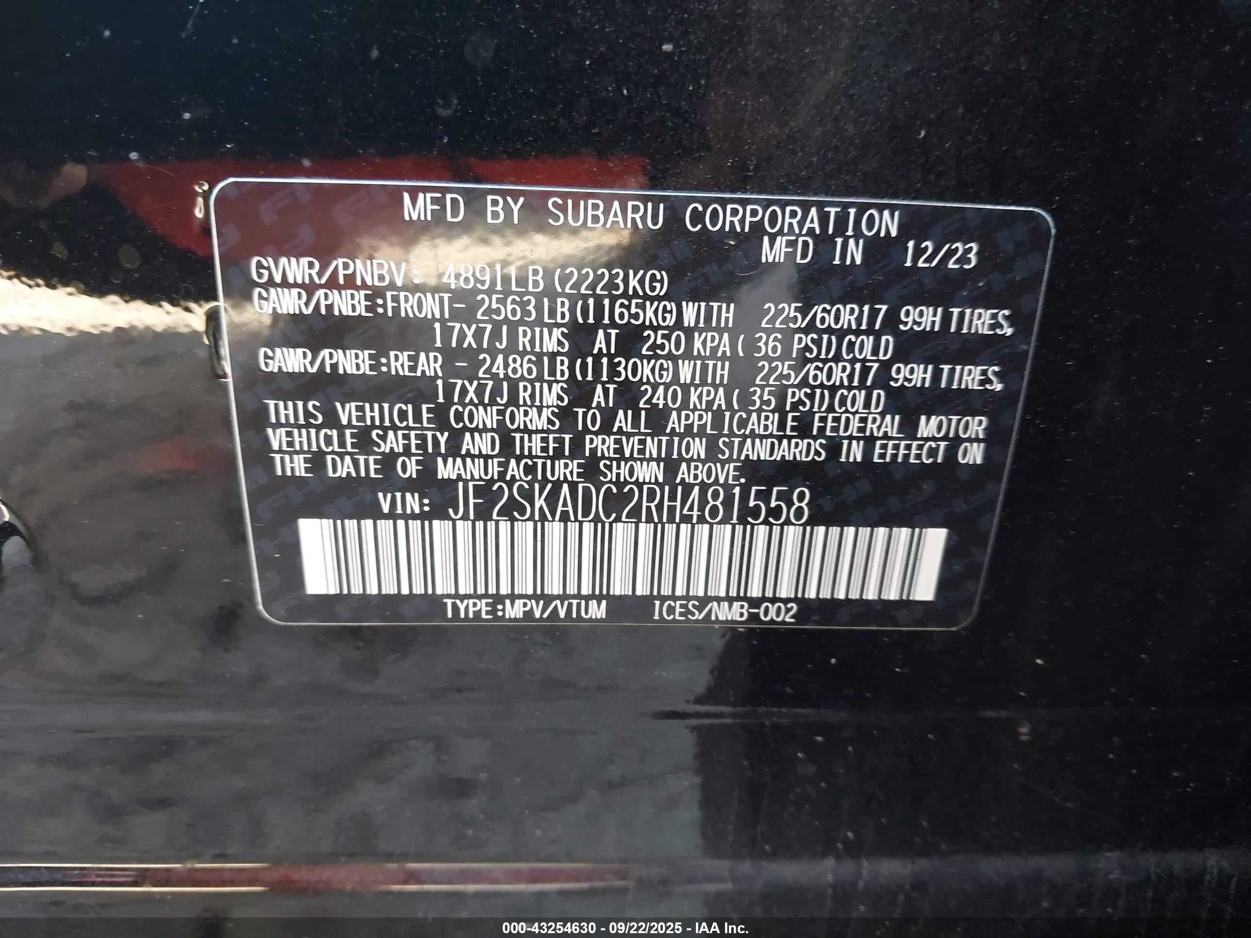 SUBARU FORESTER image 9