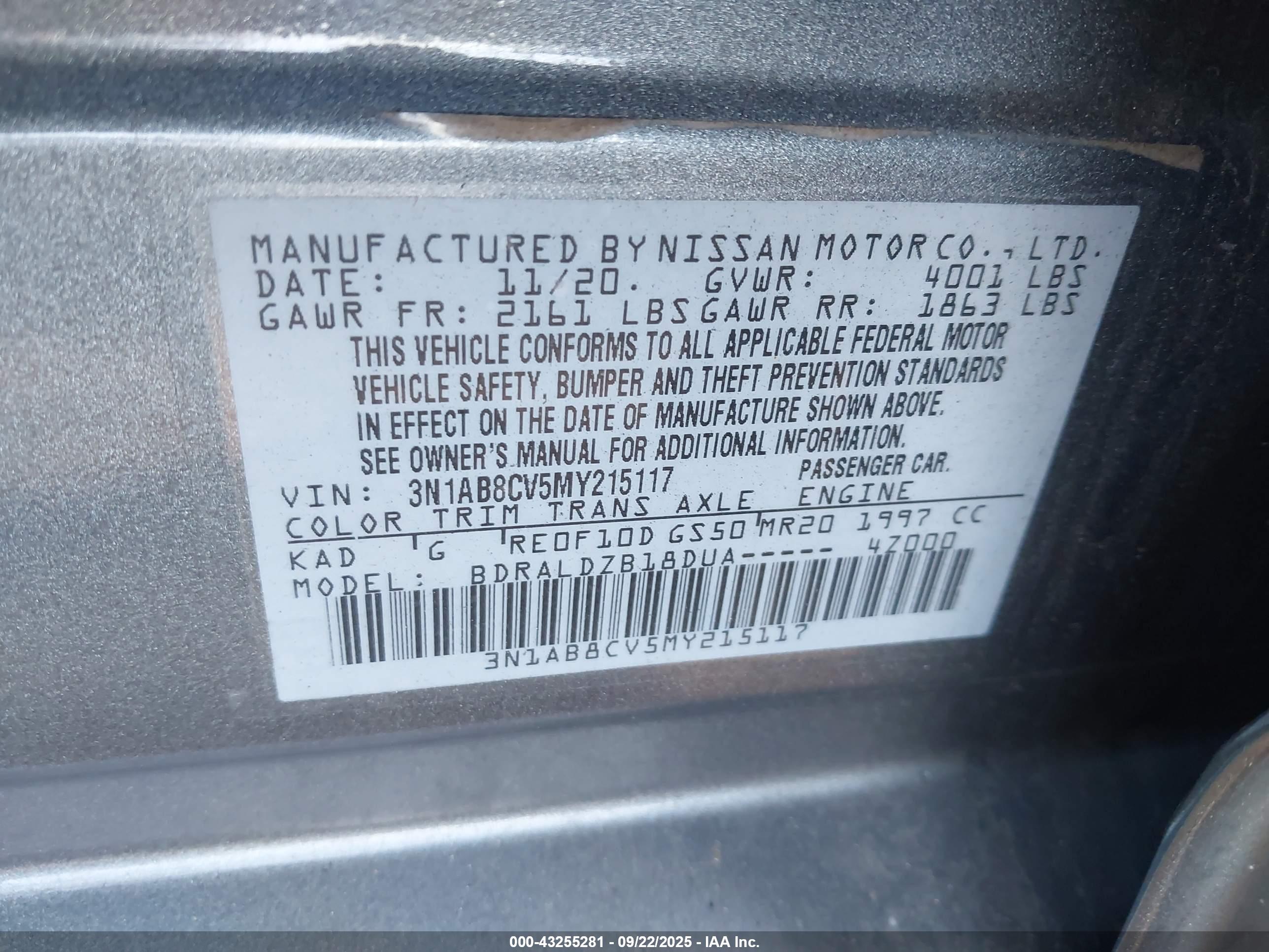 NISSAN SENTRA image 9