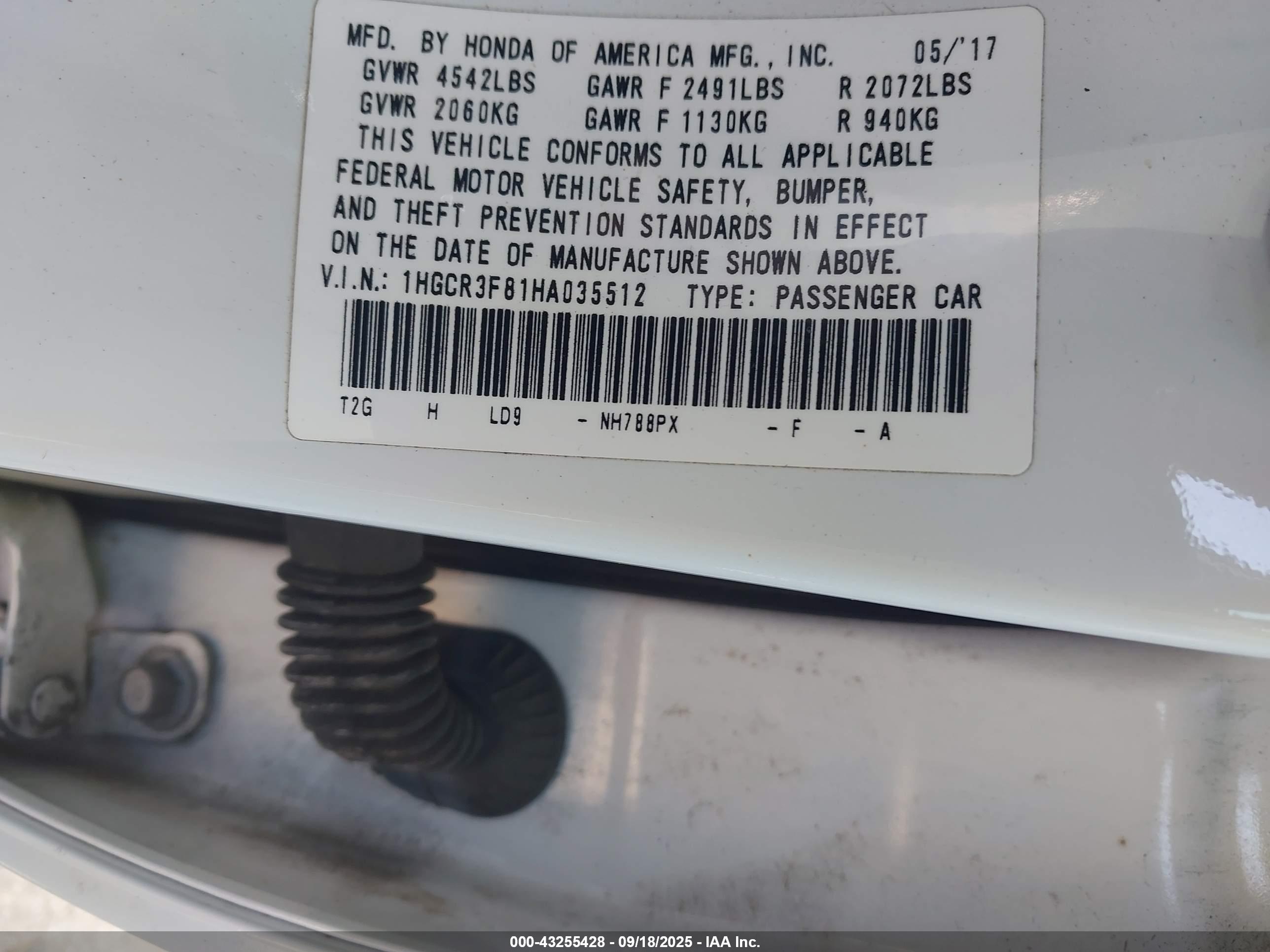 HONDA ACCORD image 9