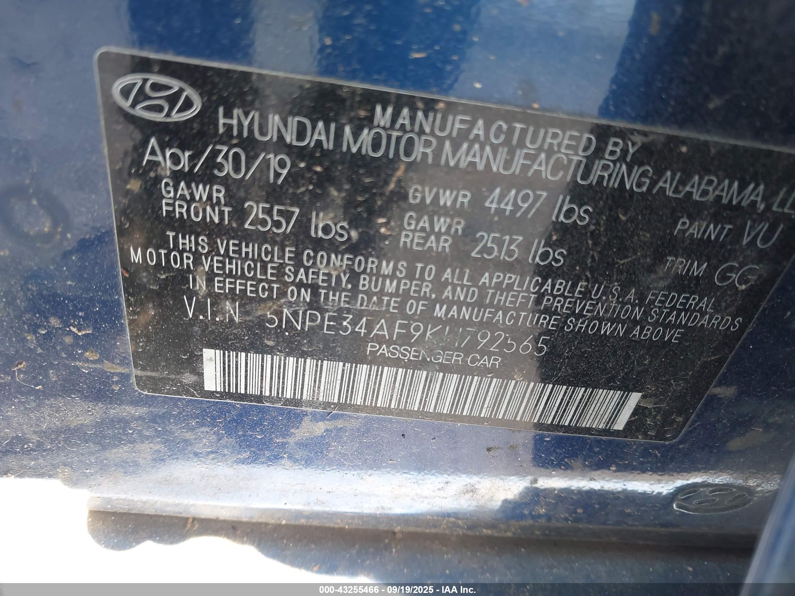 HYUNDAI SONATA image 9