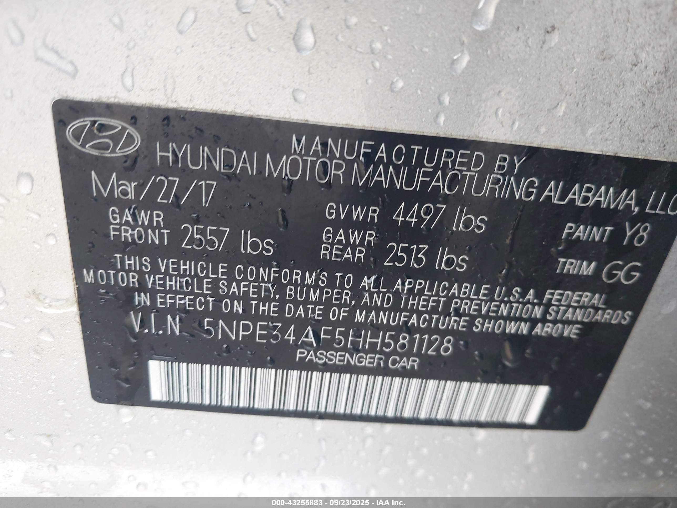 HYUNDAI SONATA image 9
