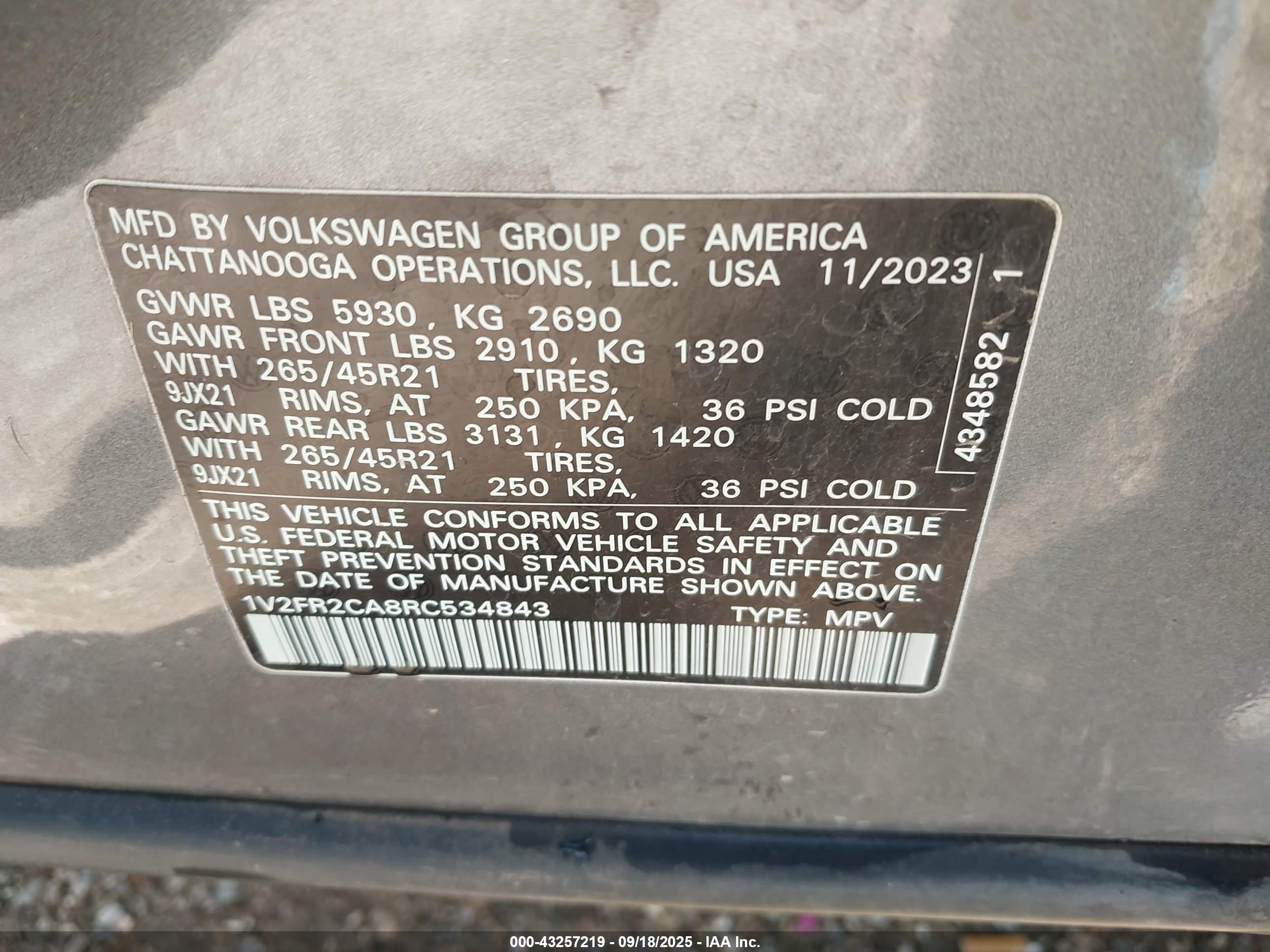 VOLKSWAGEN ATLAS image 9