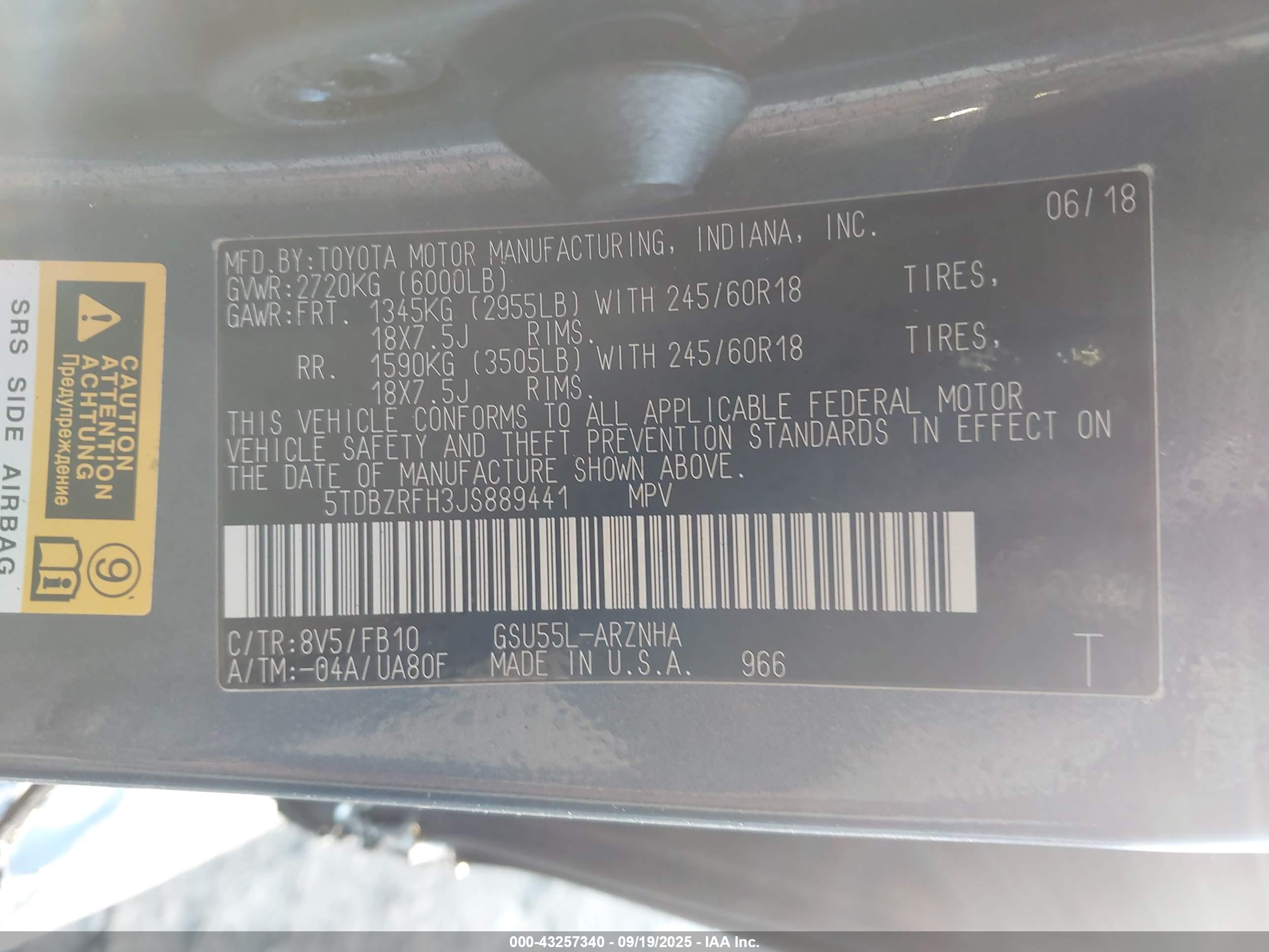 TOYOTA HIGHLANDER image 9