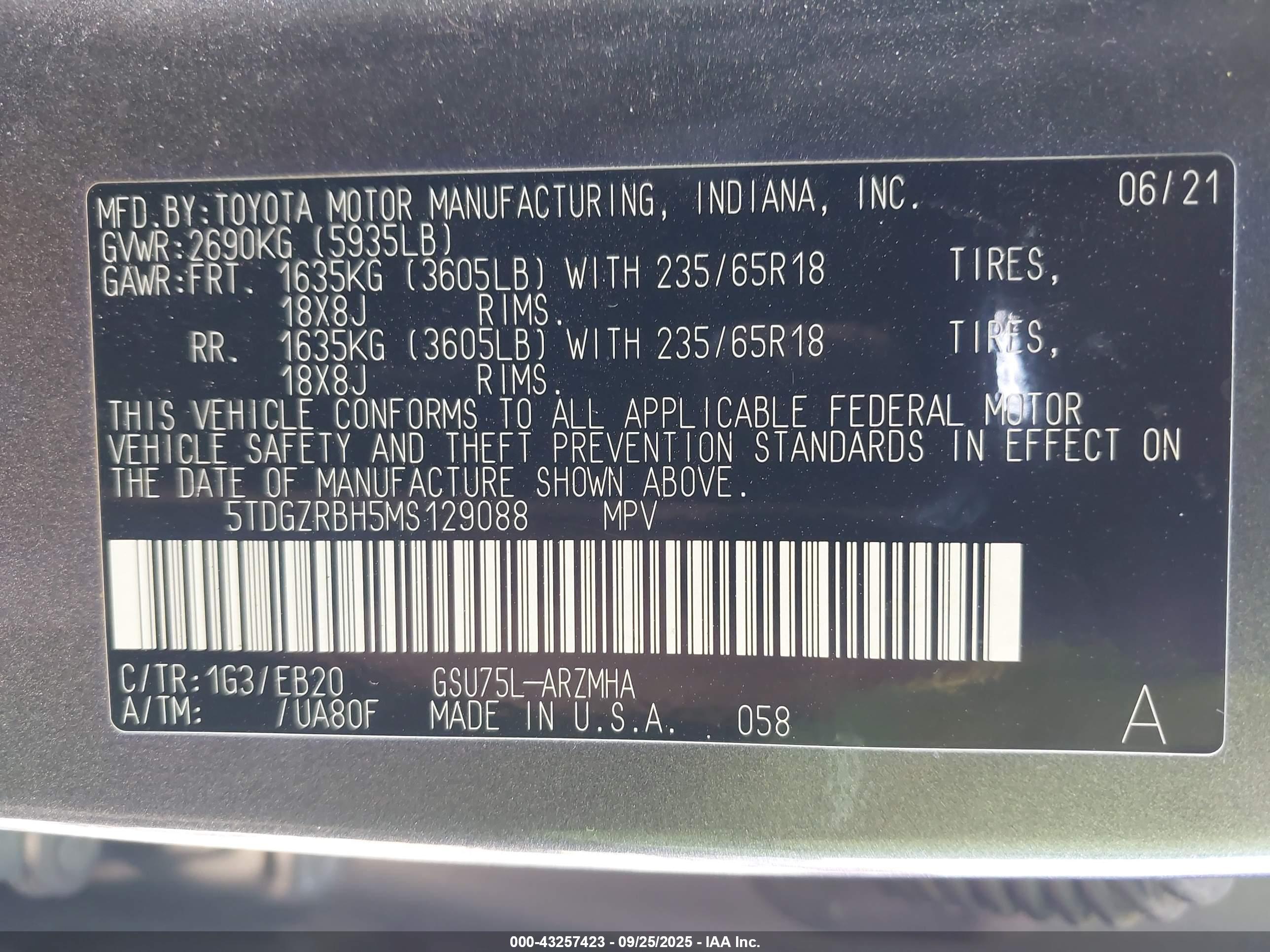 TOYOTA HIGHLANDER image 9