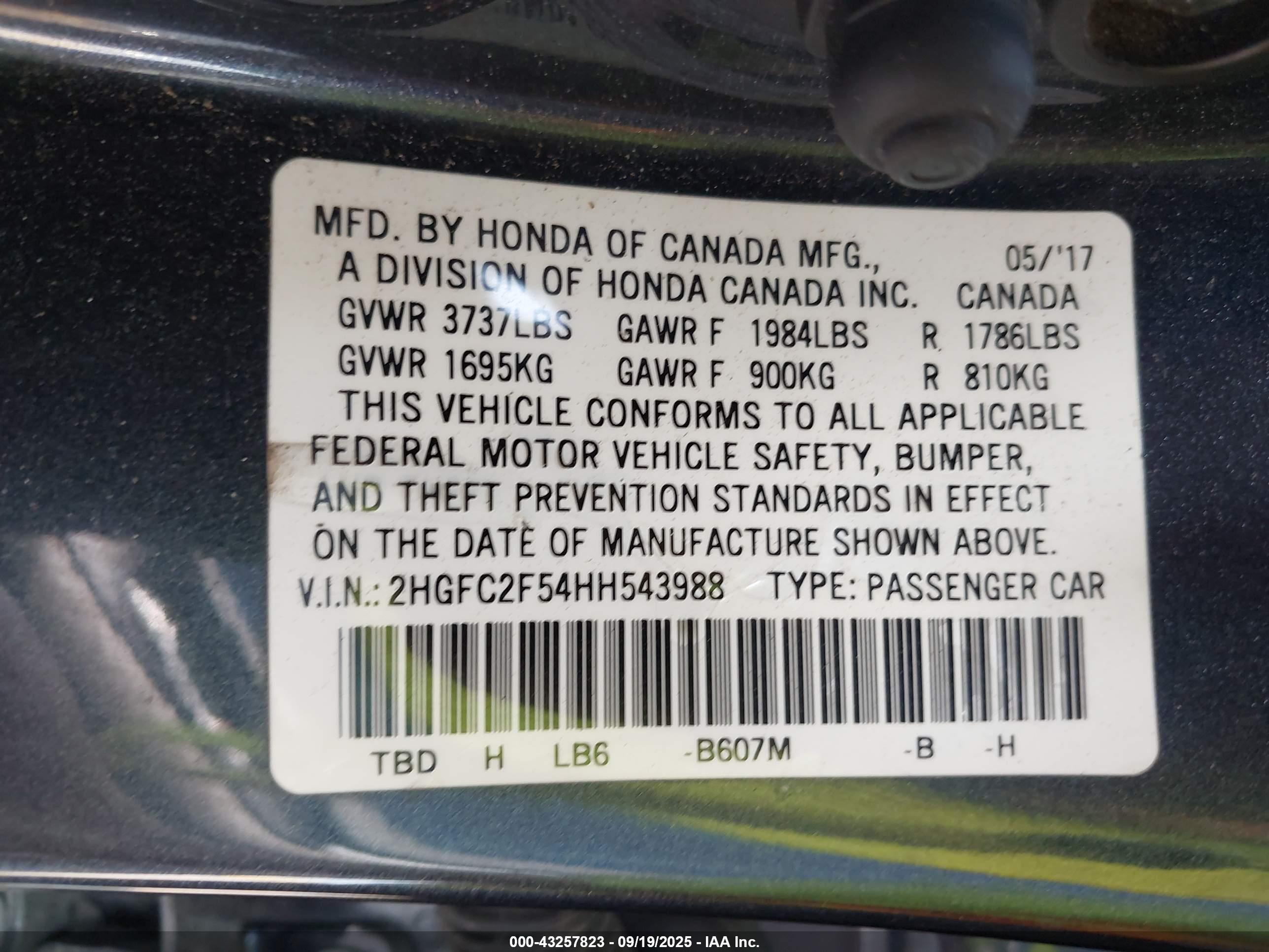 HONDA CIVIC image 9