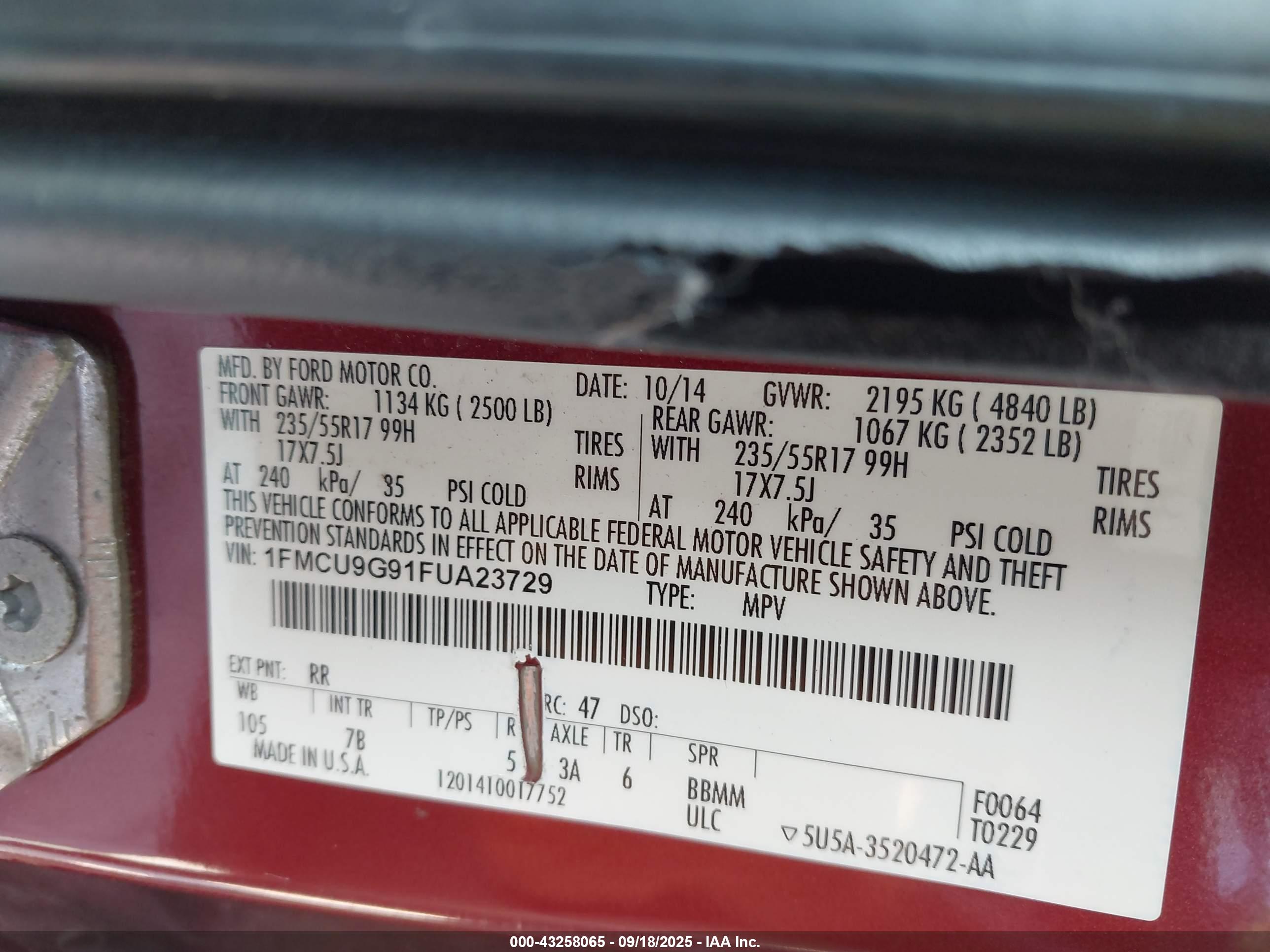FORD ESCAPE image 9