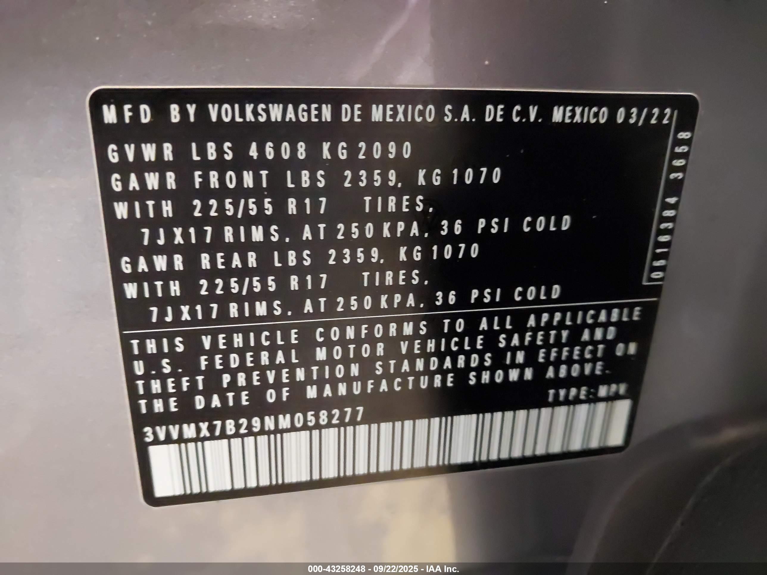 VOLKSWAGEN TAOS image 9