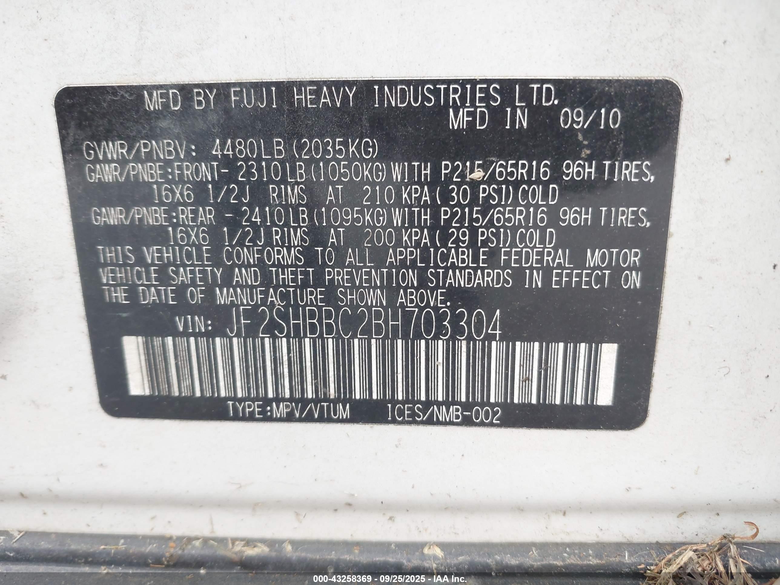 SUBARU FORESTER image 9