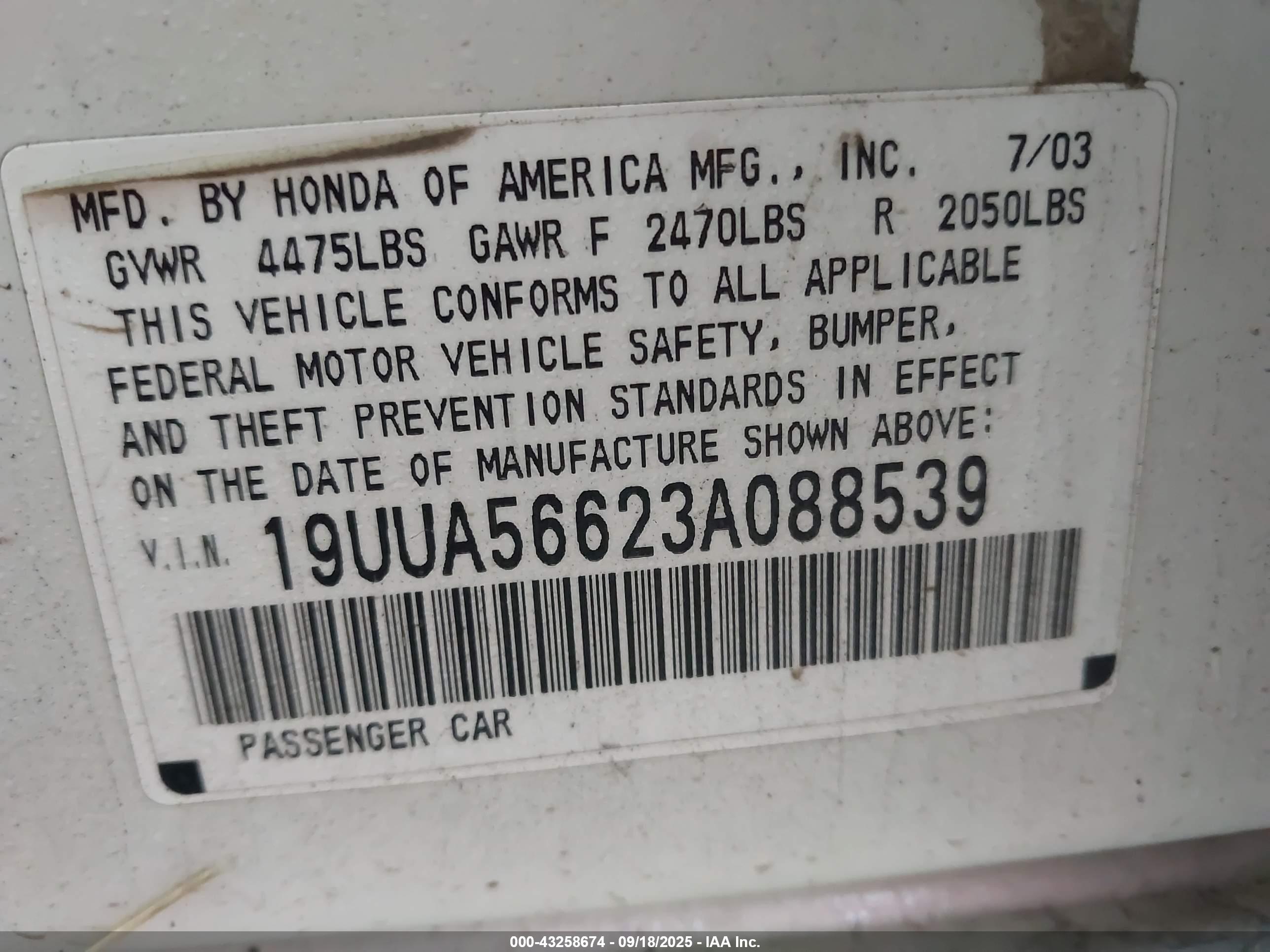 ACURA TL image 9