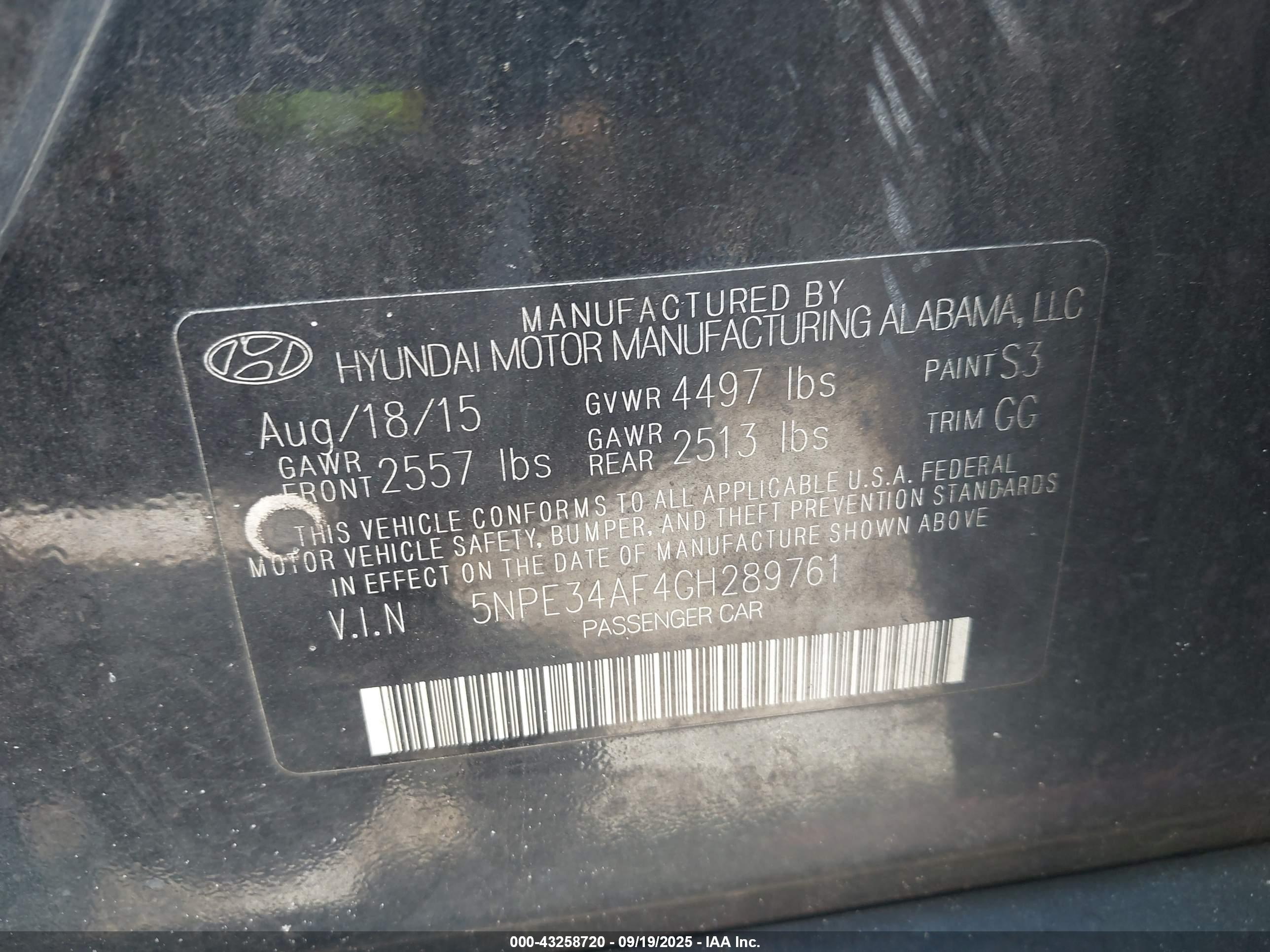 HYUNDAI SONATA image 9
