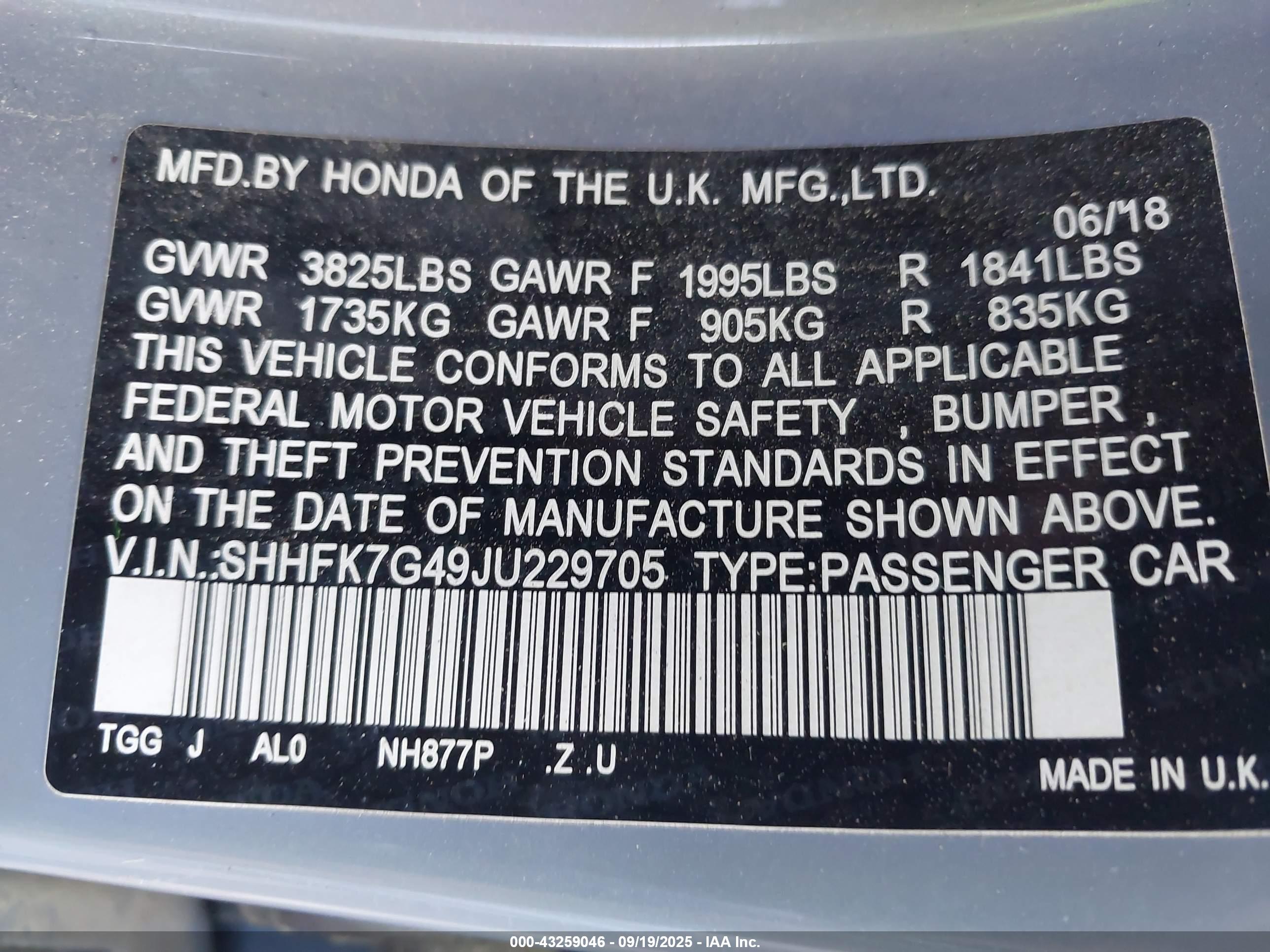 HONDA CIVIC image 9