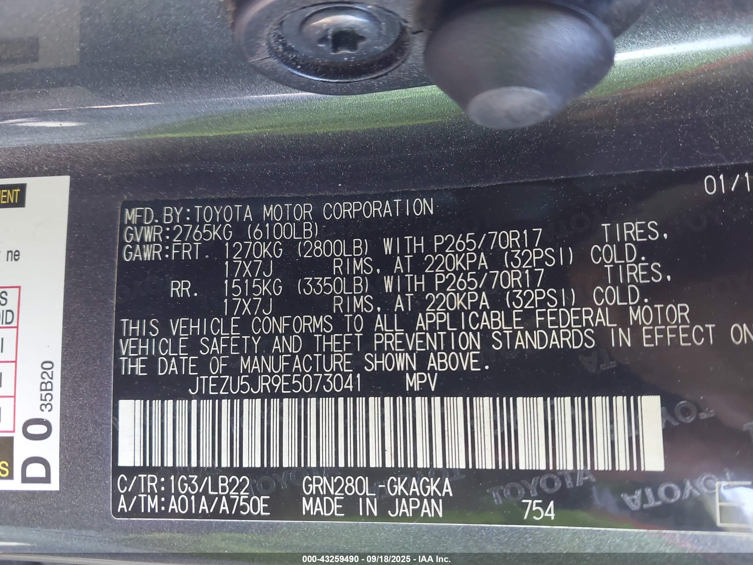 TOYOTA 4RUNNER image 9