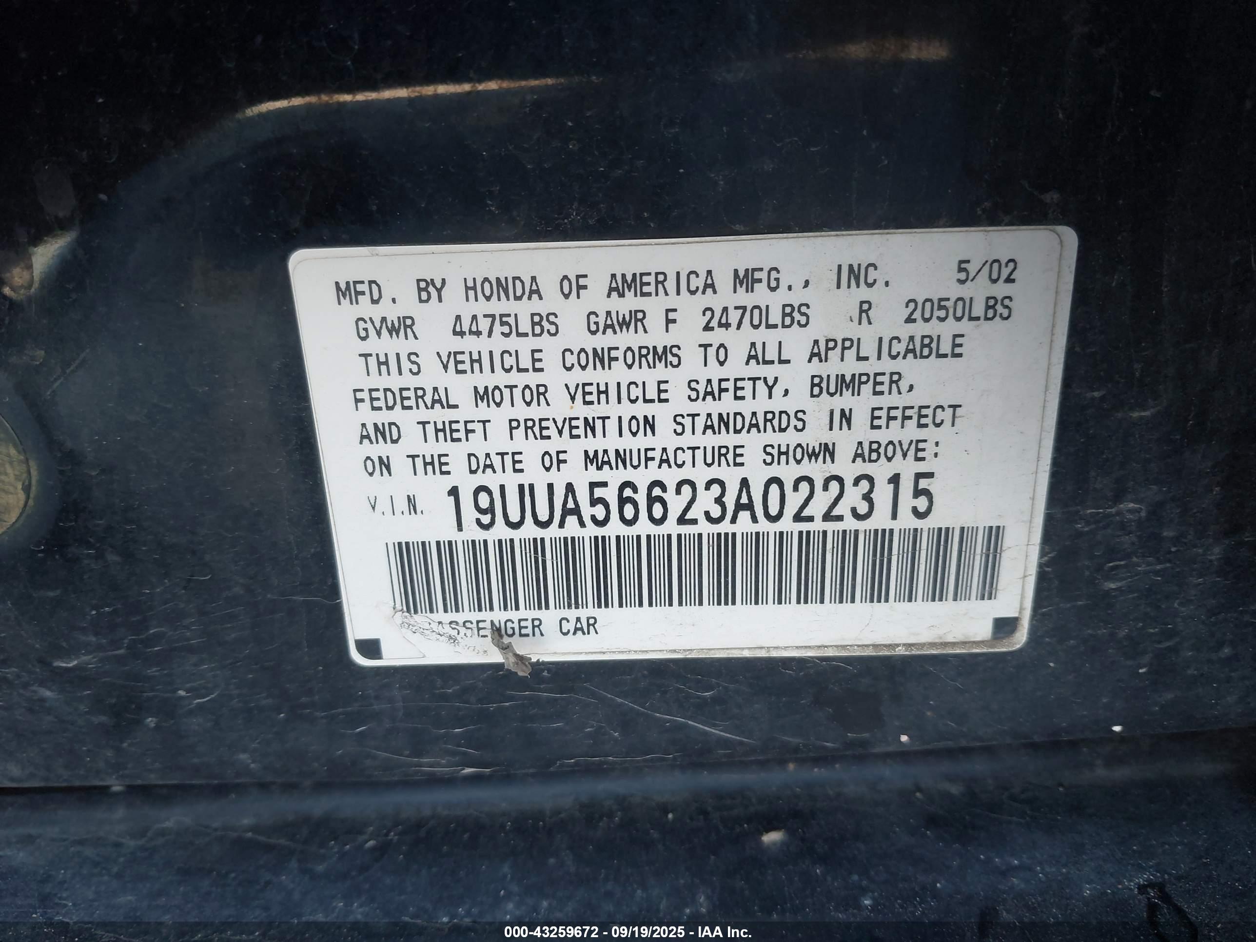 ACURA TL image 9