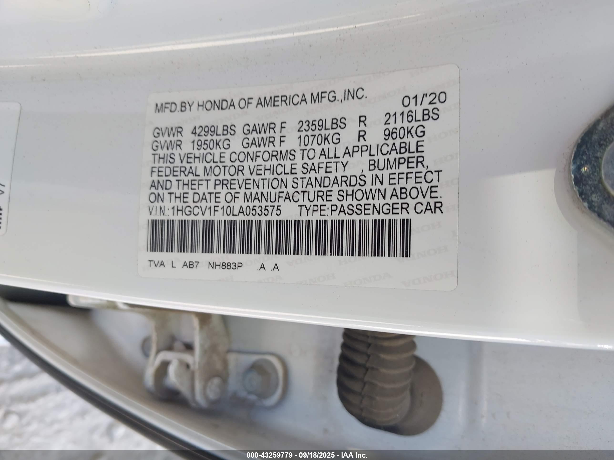 HONDA ACCORD image 9