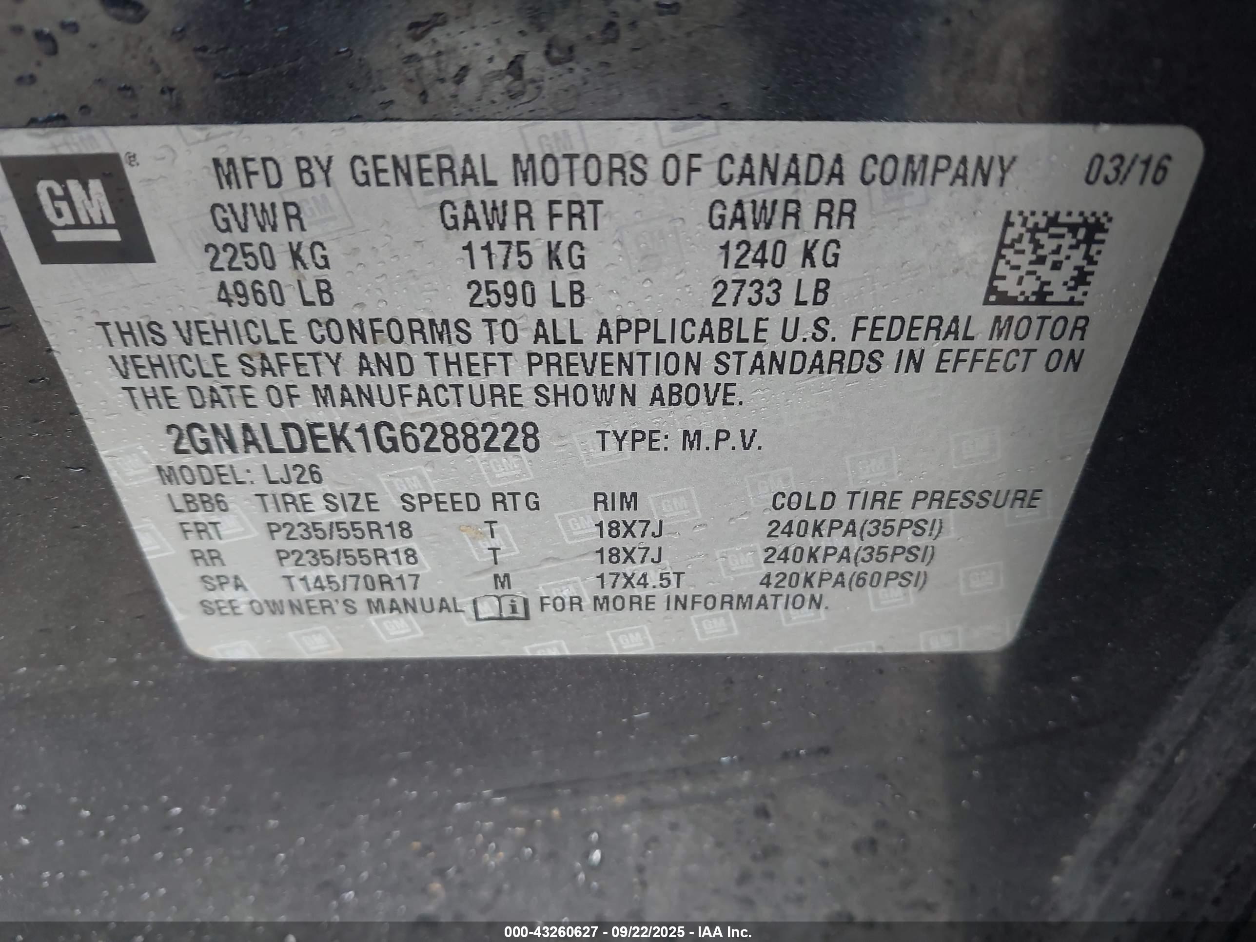 CHEVROLET EQUINOX image 9