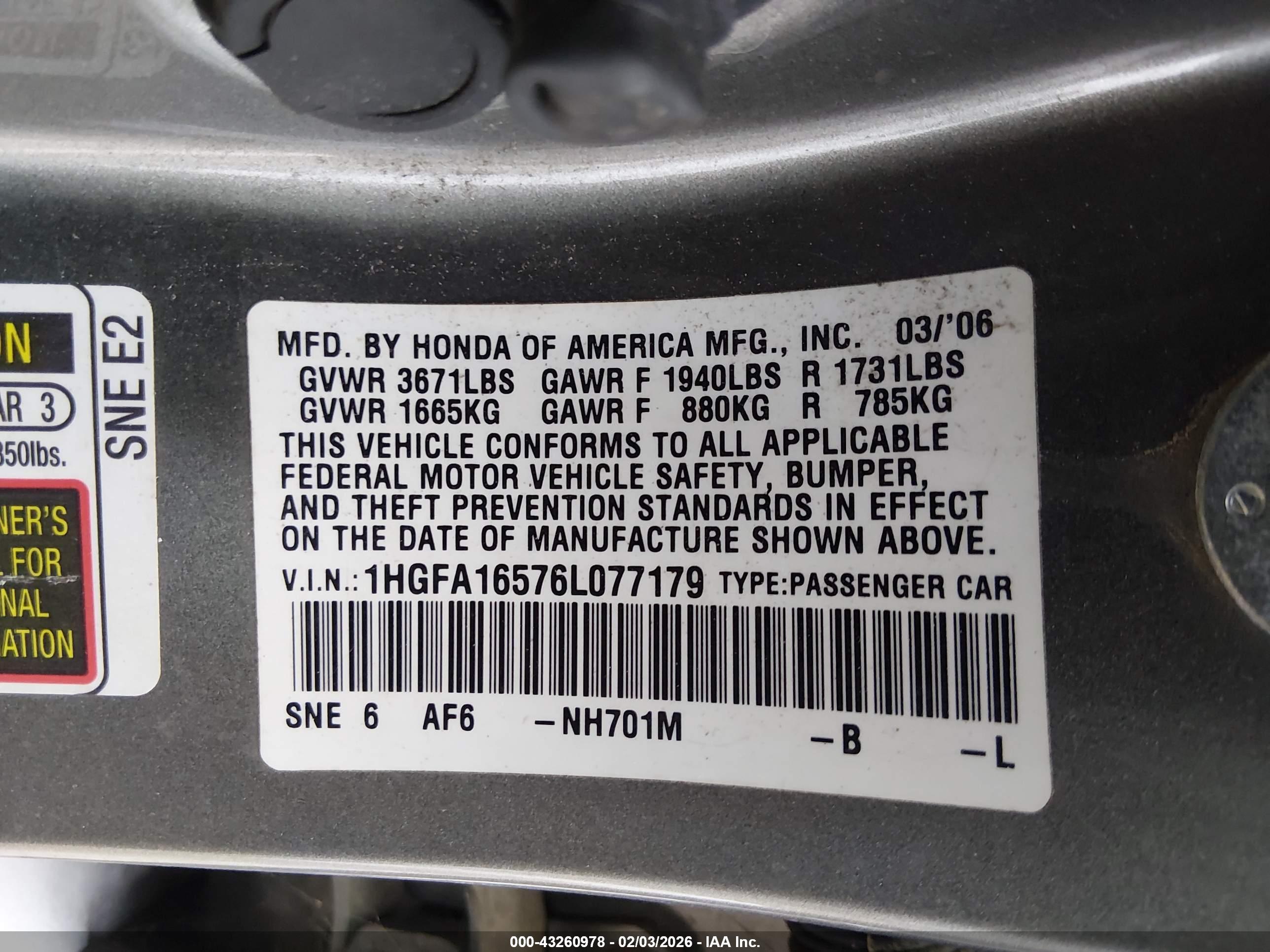 HONDA CIVIC image 9
