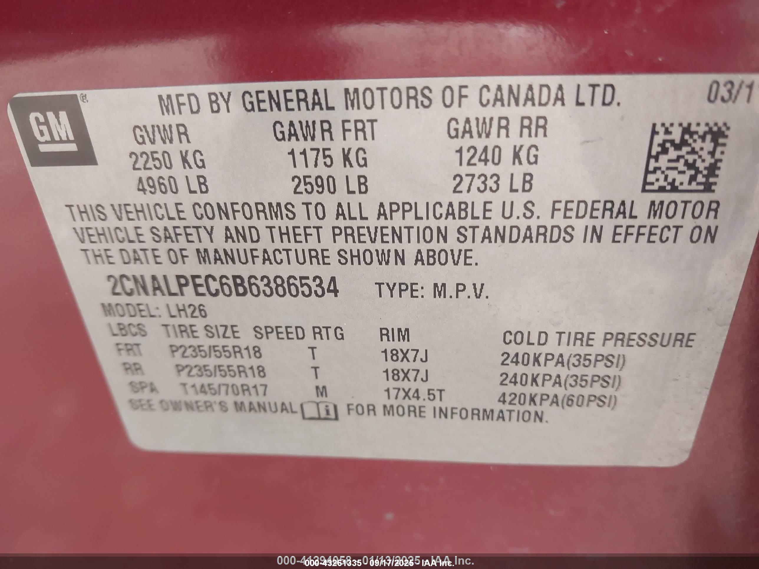 CHEVROLET EQUINOX image 9