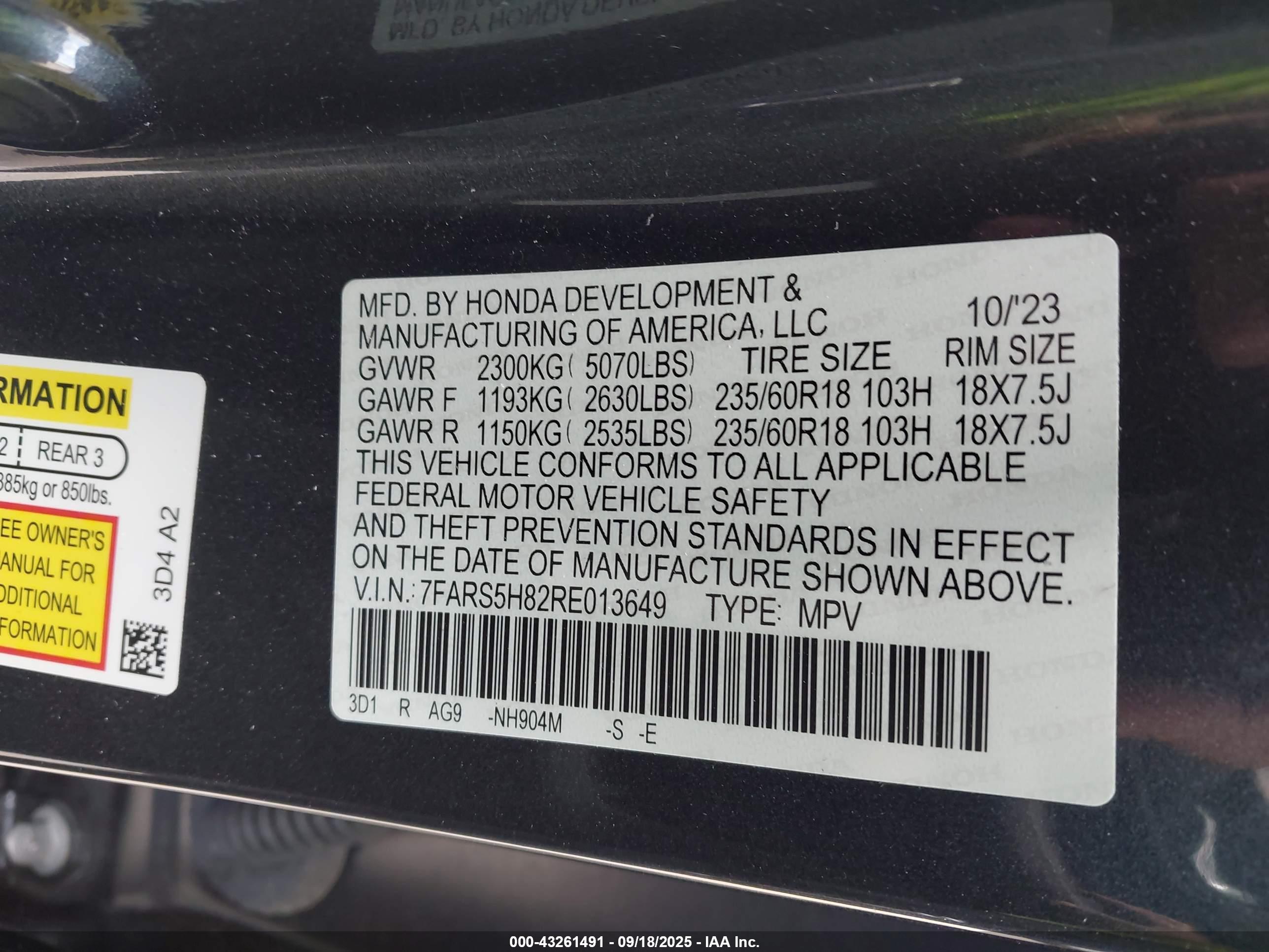 HONDA CR-V image 9