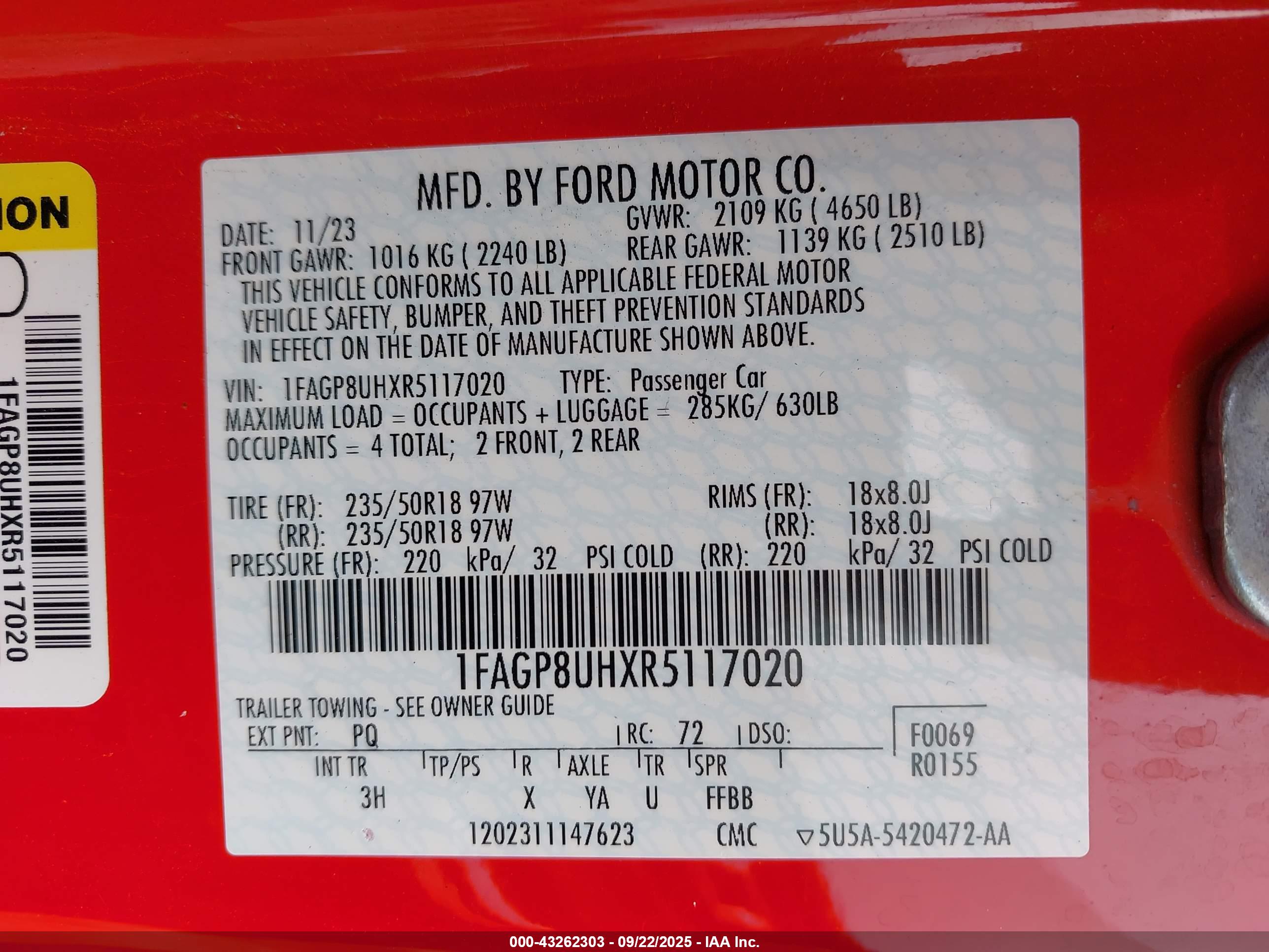FORD MUSTANG image 9