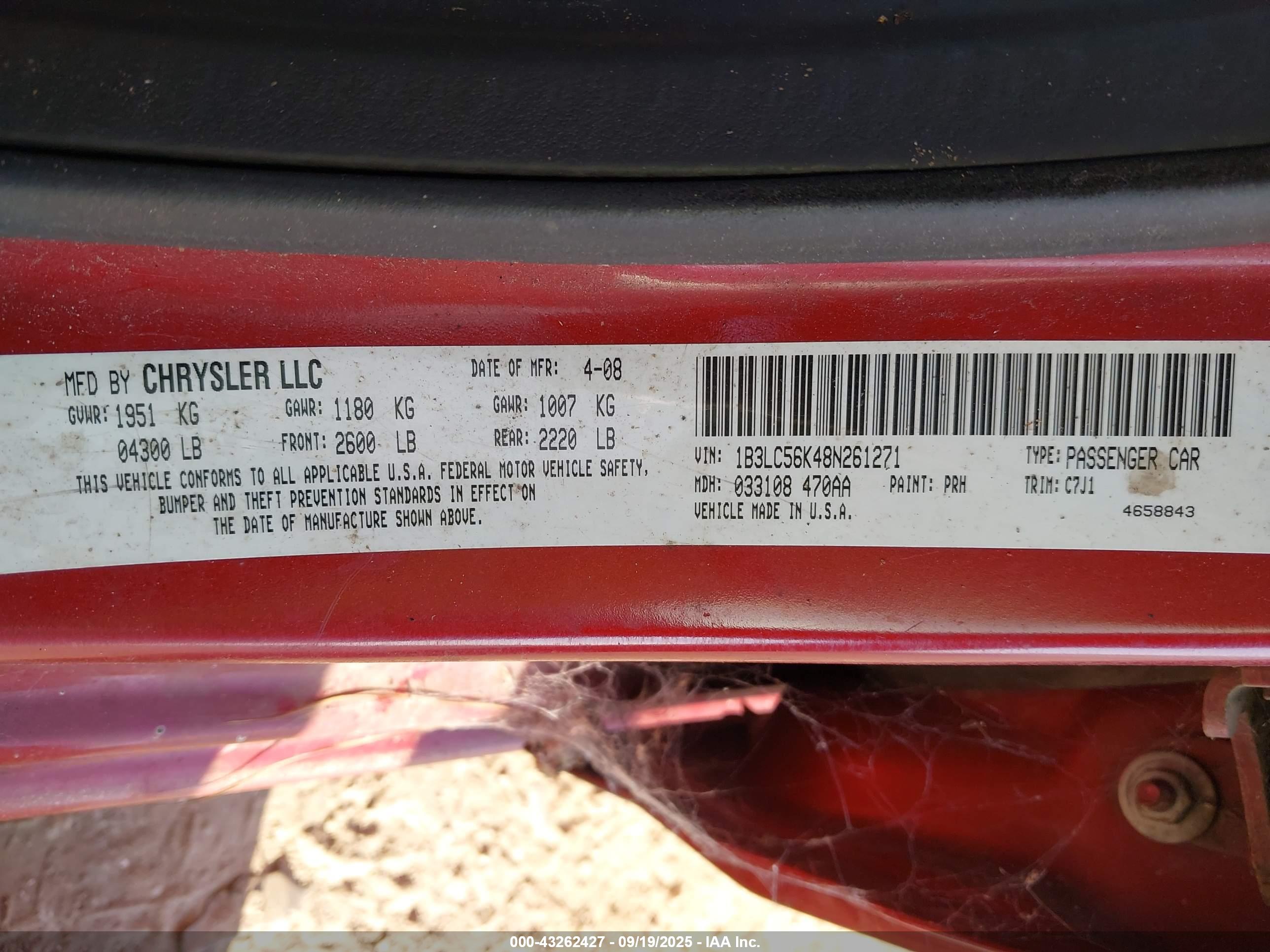 DODGE AVENGER image 9