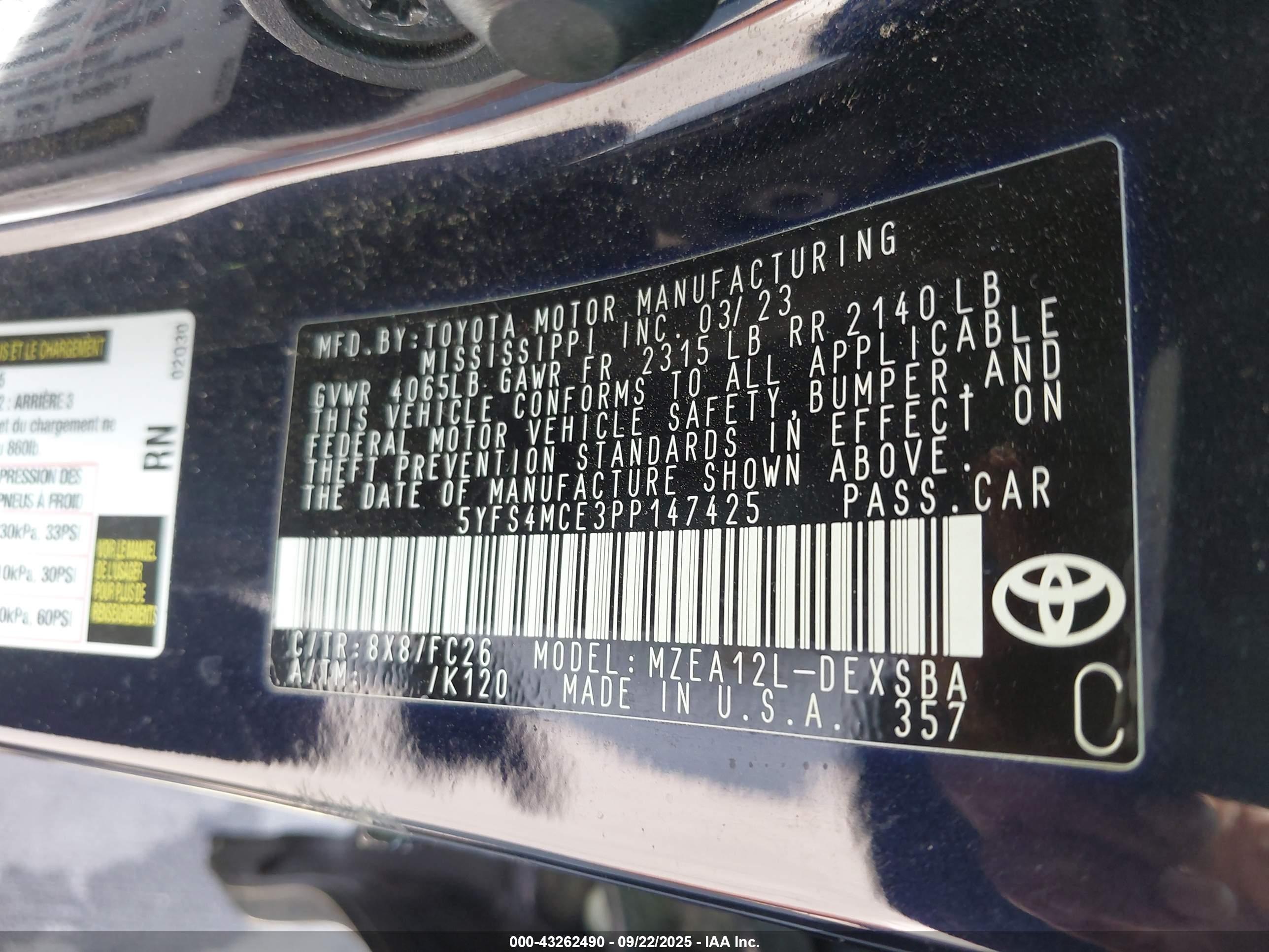 TOYOTA COROLLA image 9