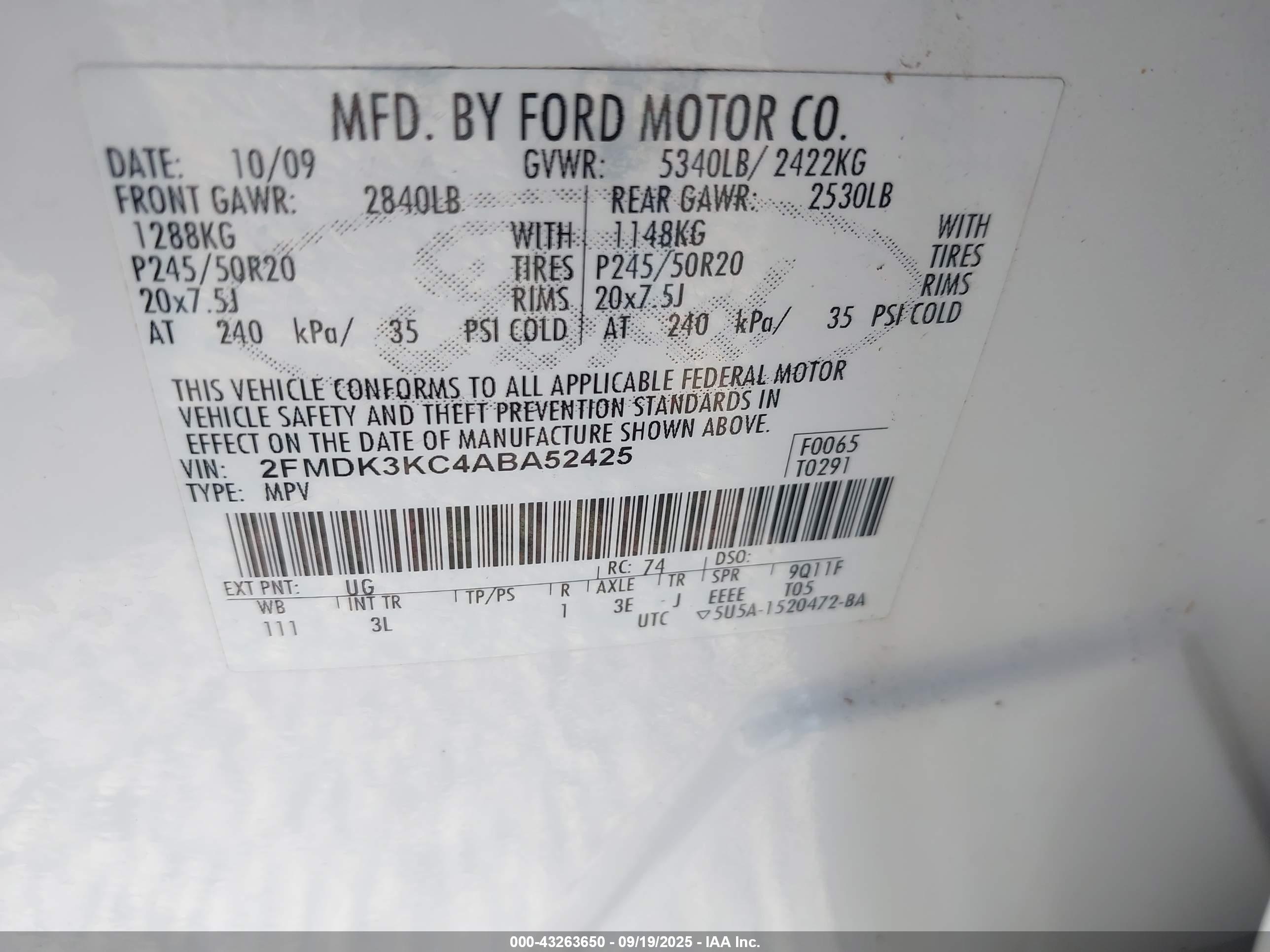 FORD EDGE image 9