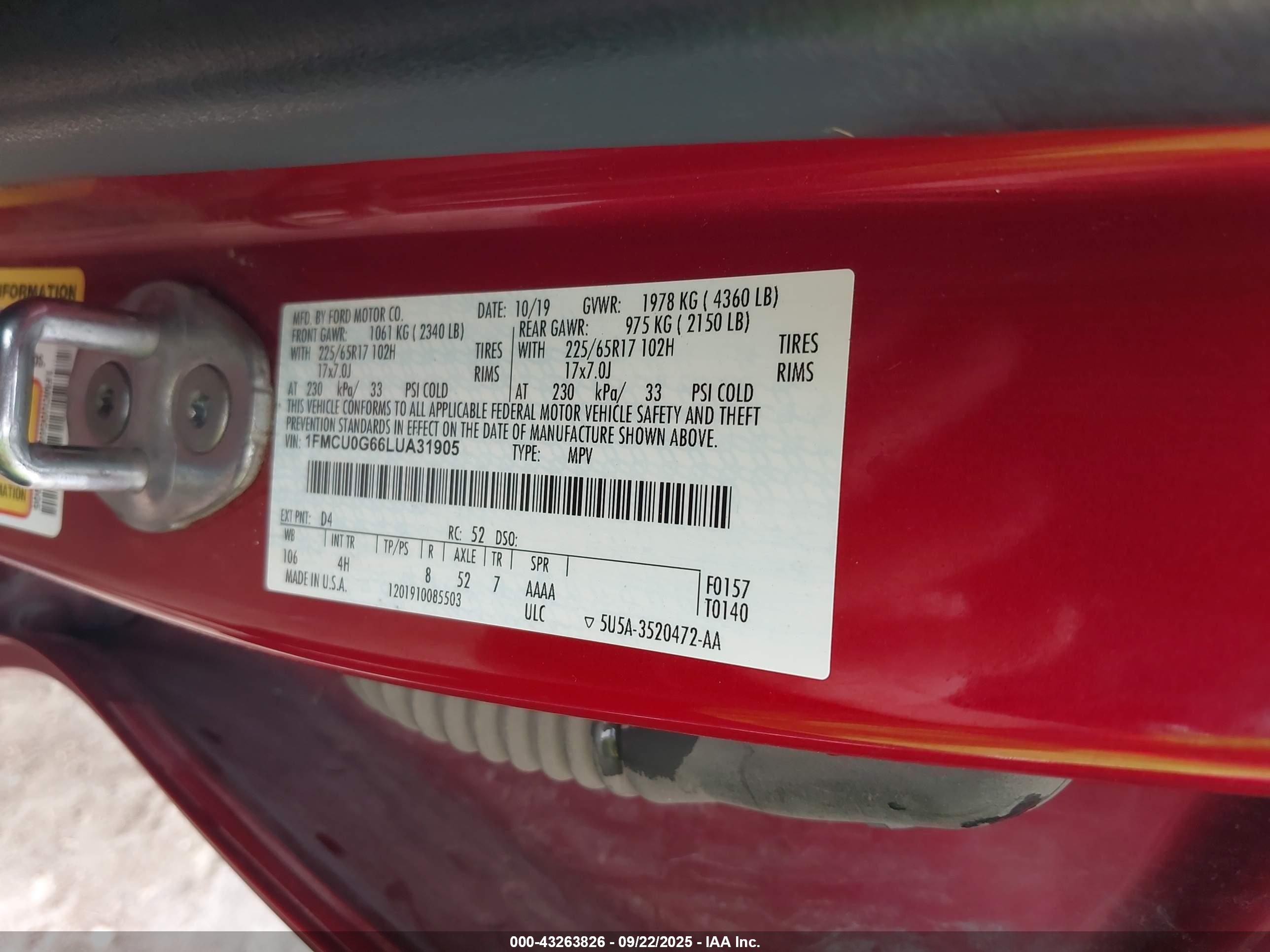 FORD ESCAPE image 9