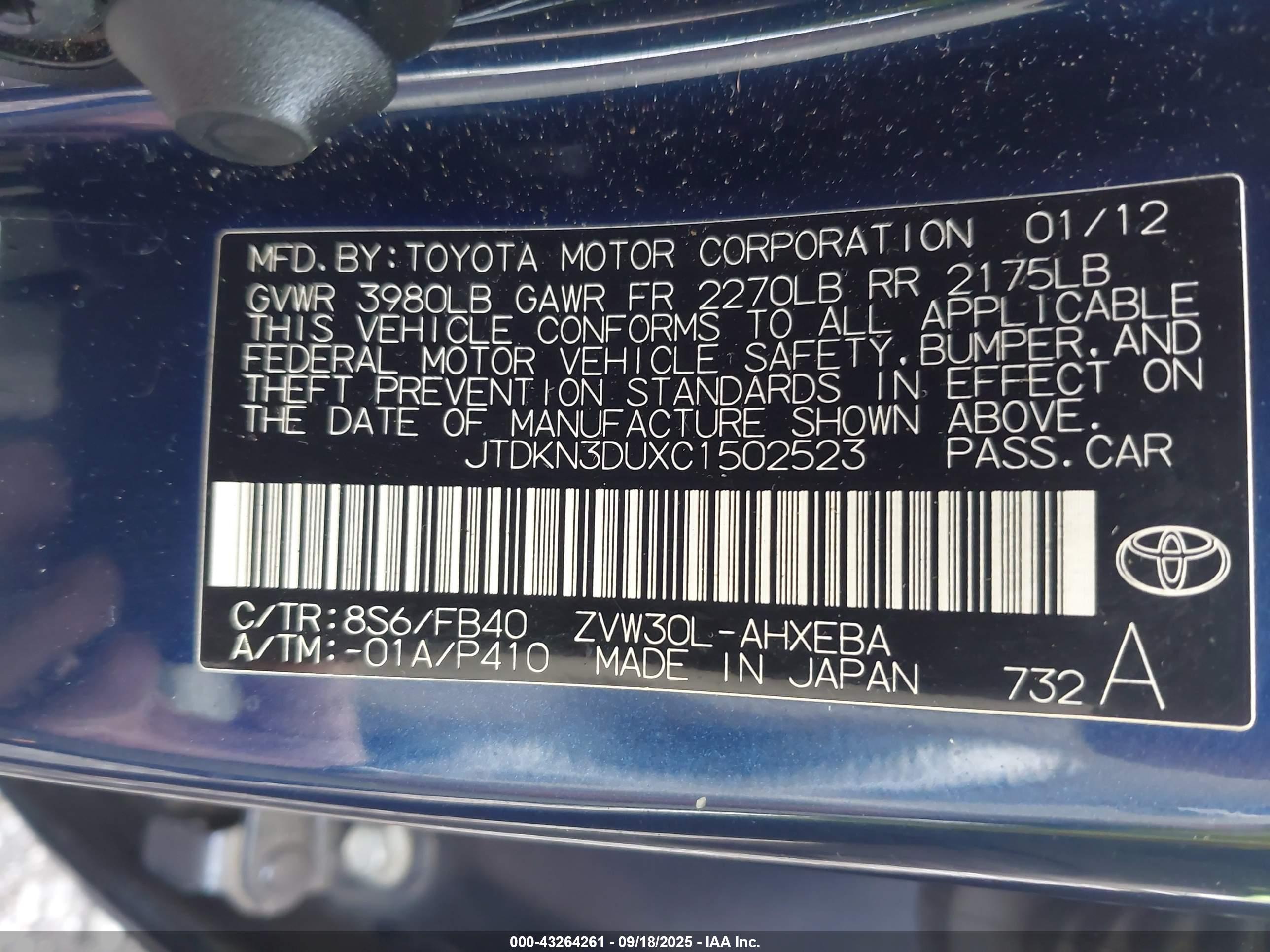TOYOTA PRIUS image 9
