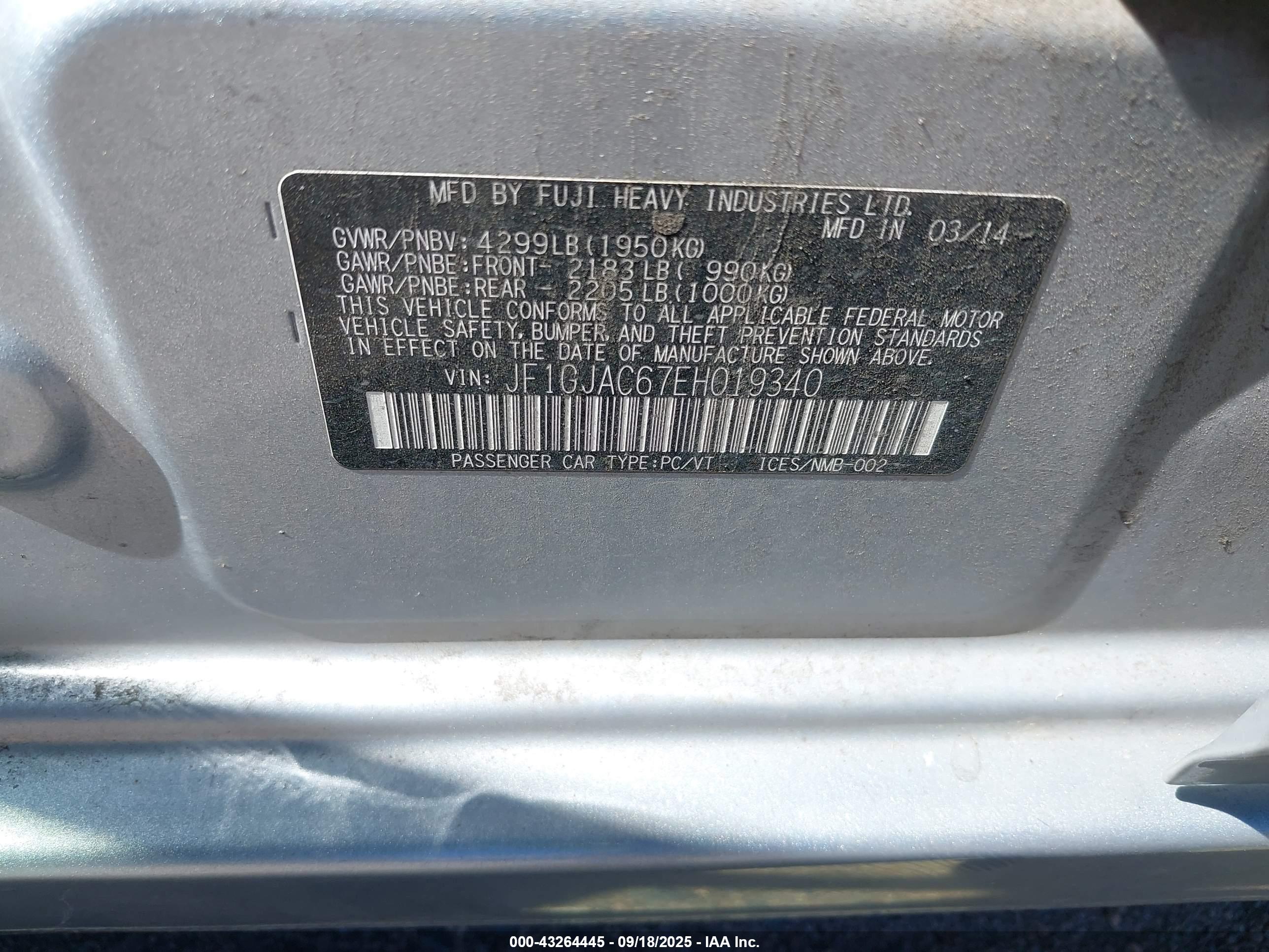 SUBARU IMPREZA image 9
