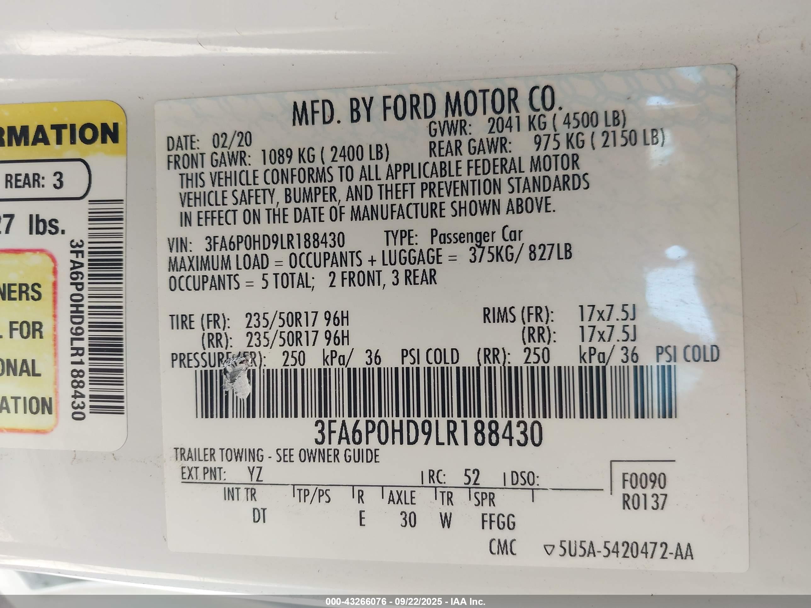 FORD FUSION image 9
