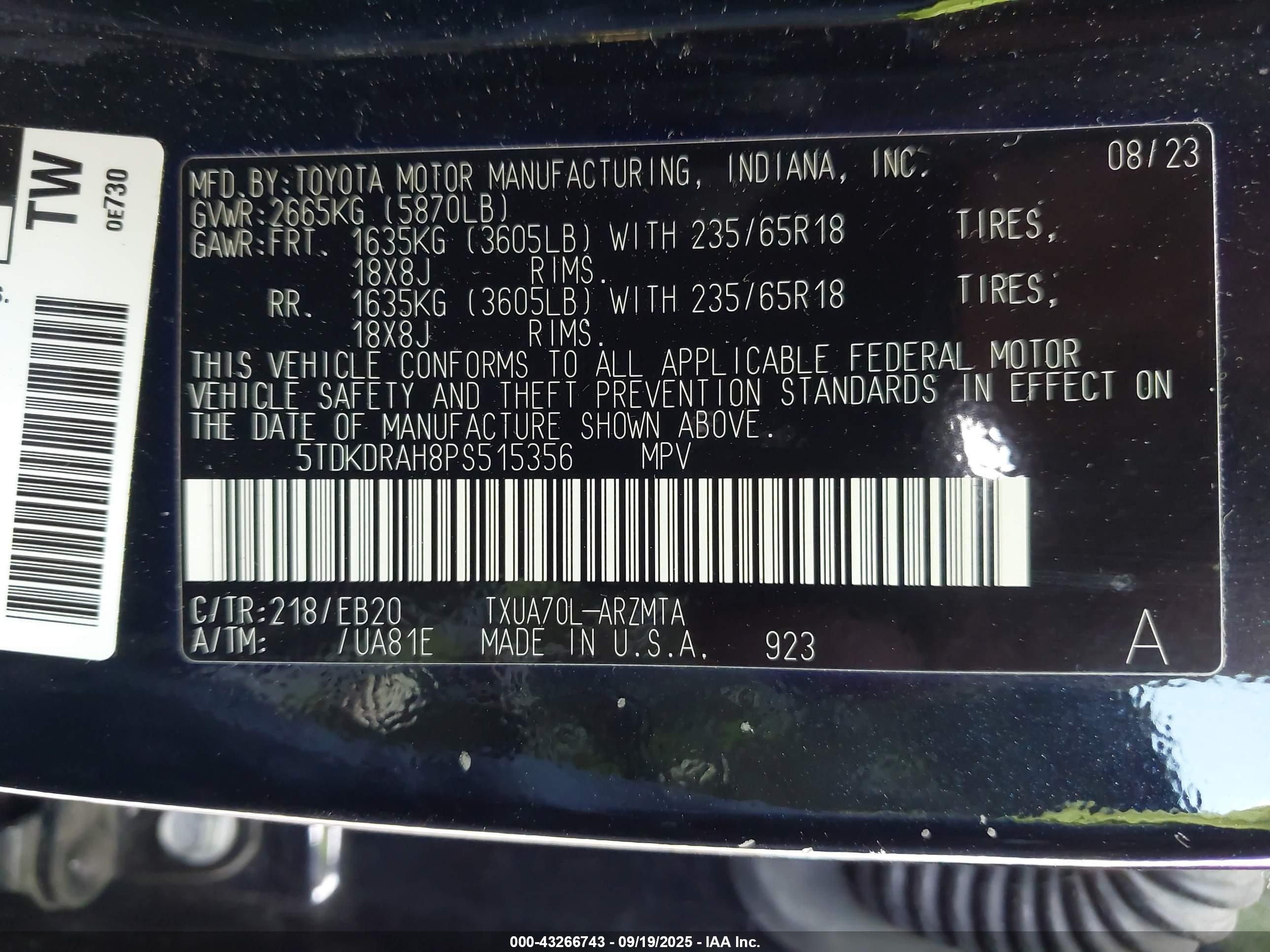 TOYOTA HIGHLANDER image 9