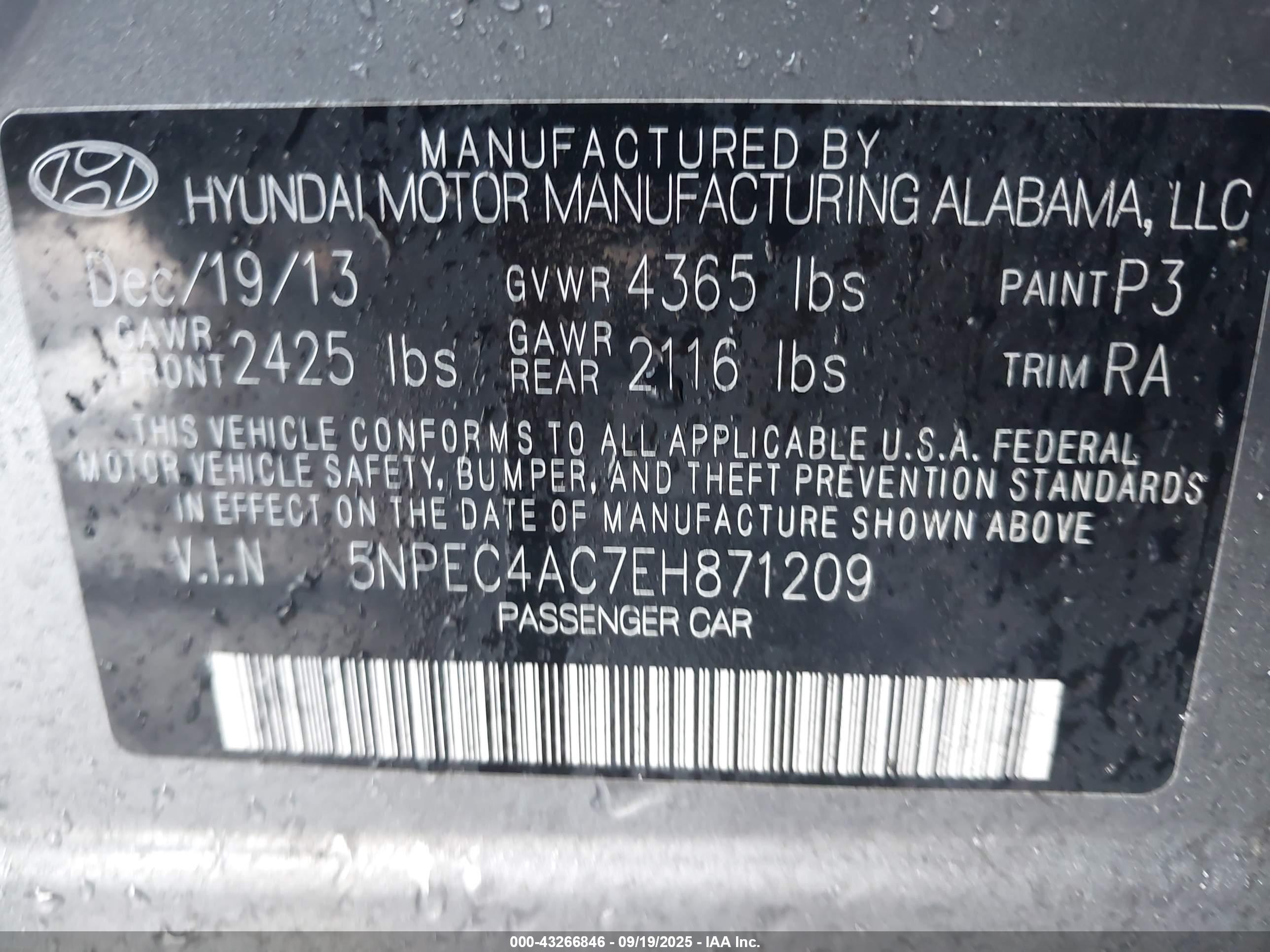 HYUNDAI SONATA image 9