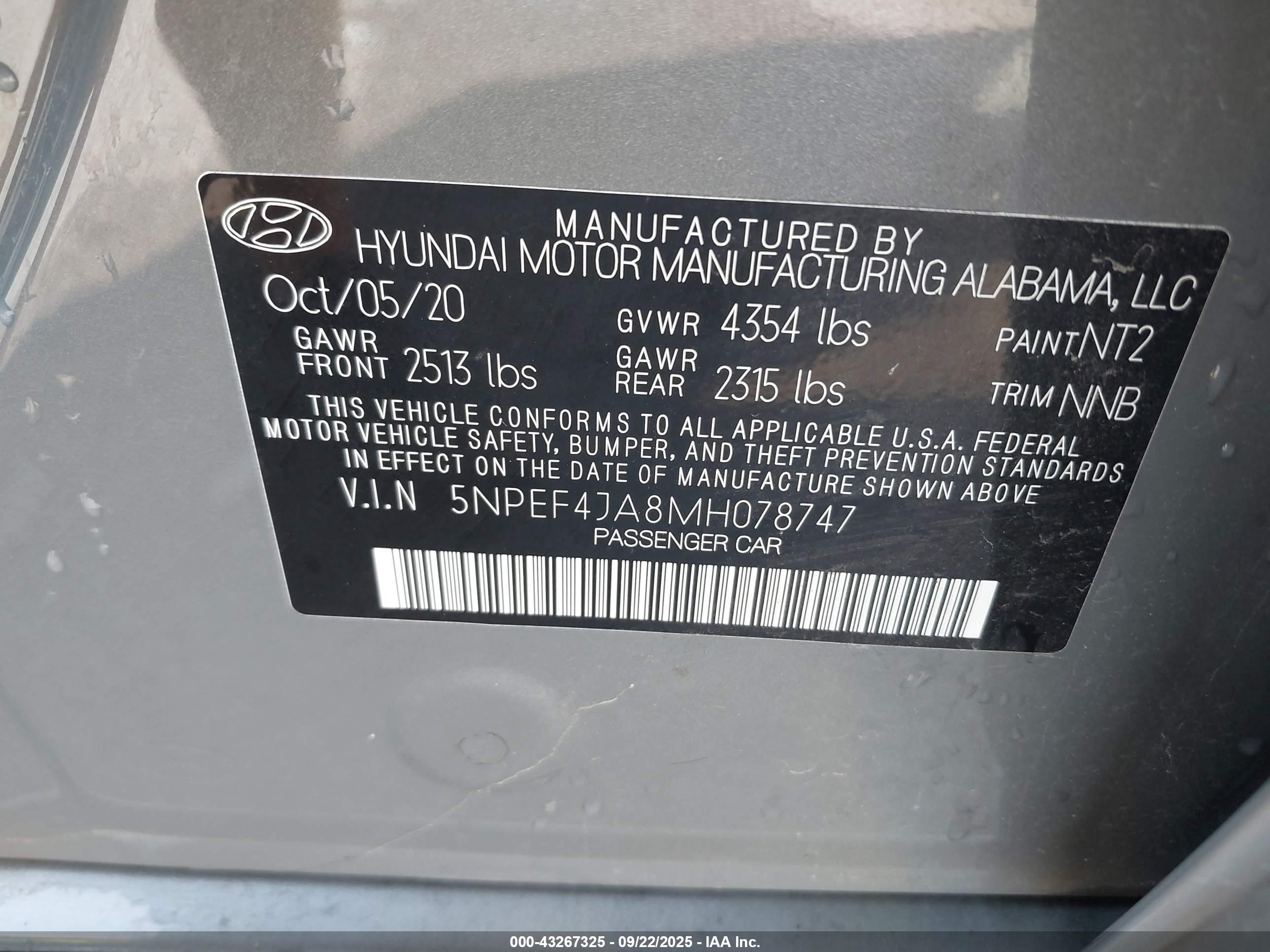 HYUNDAI SONATA image 9