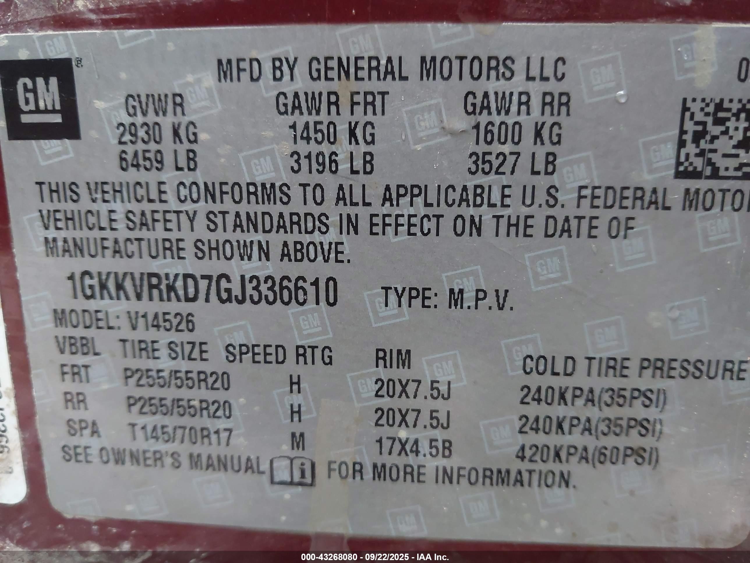 GMC ACADIA image 9