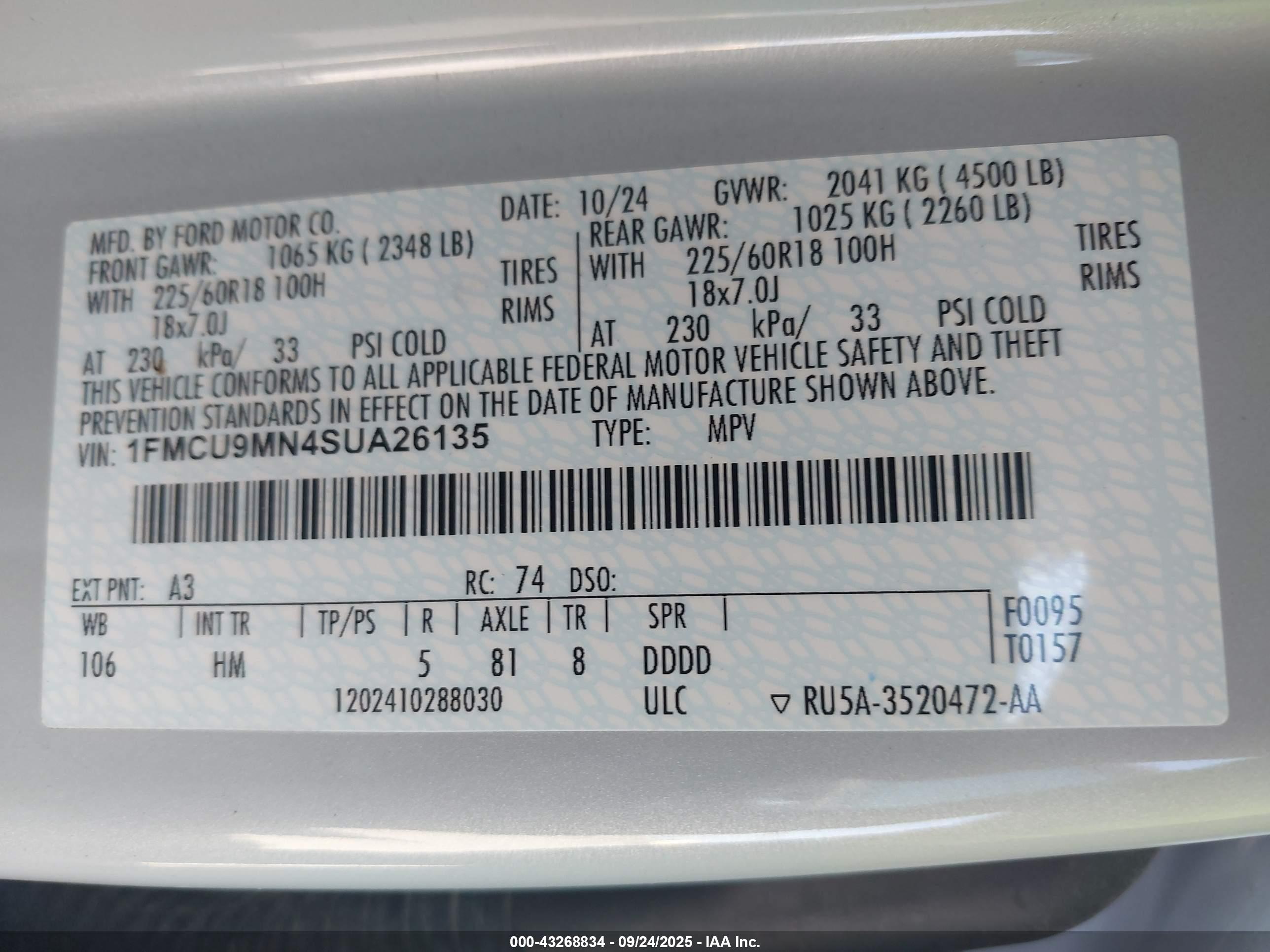 FORD ESCAPE image 9
