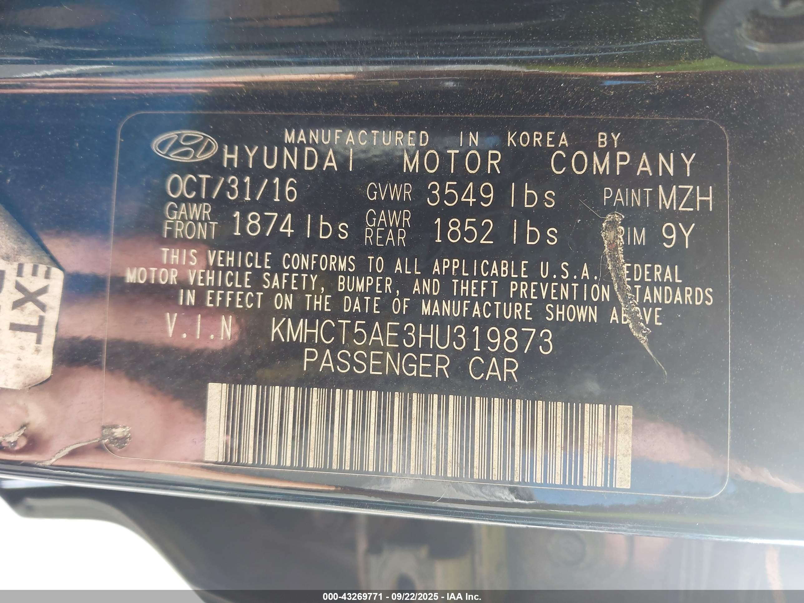 HYUNDAI ACCENT image 9