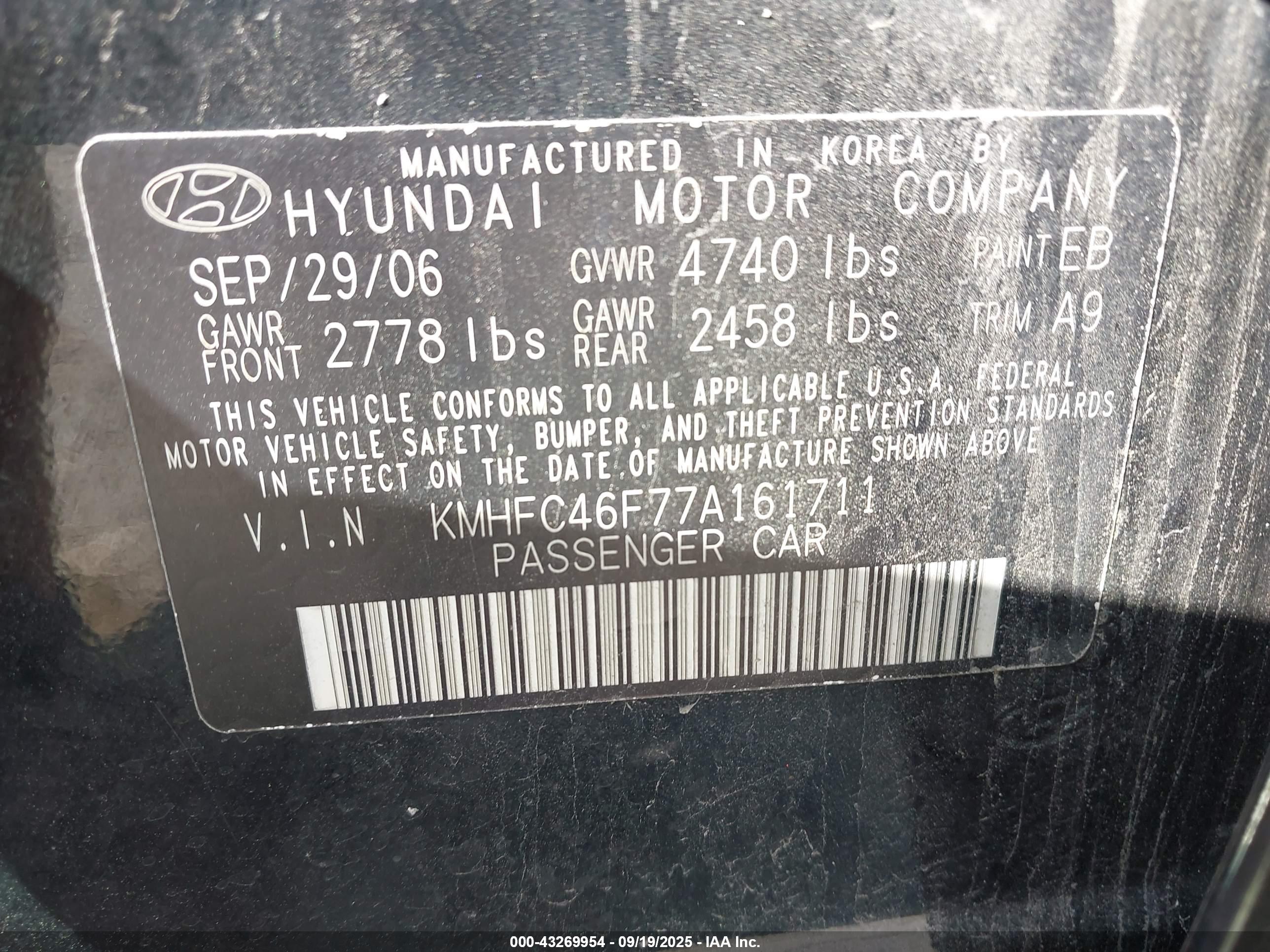HYUNDAI AZERA image 9