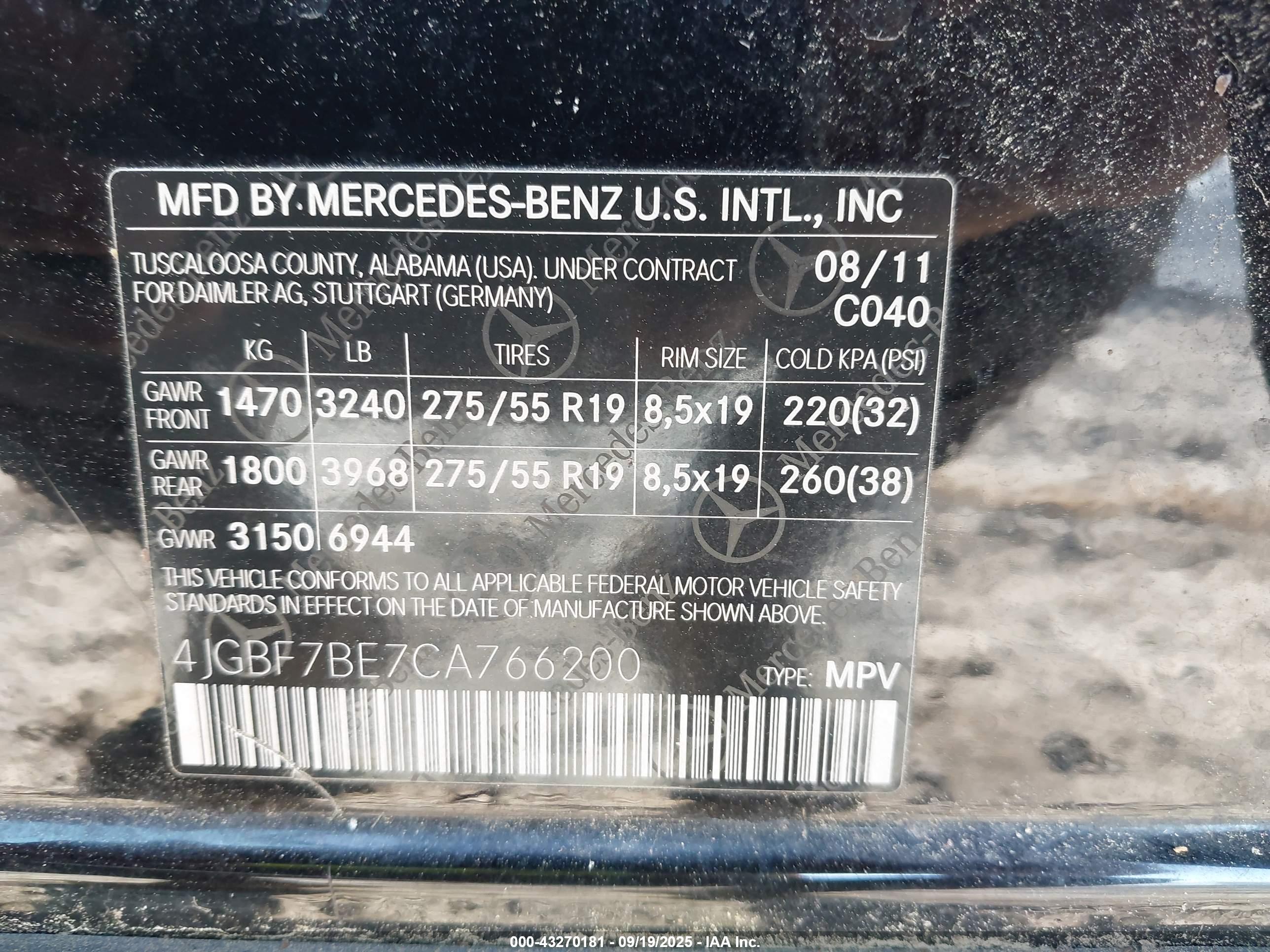 MERCEDES-BENZ GL image 9