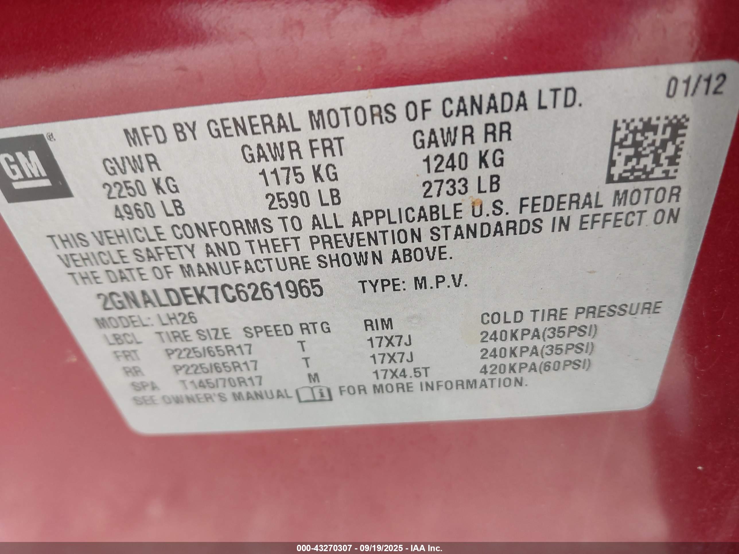 CHEVROLET EQUINOX image 9