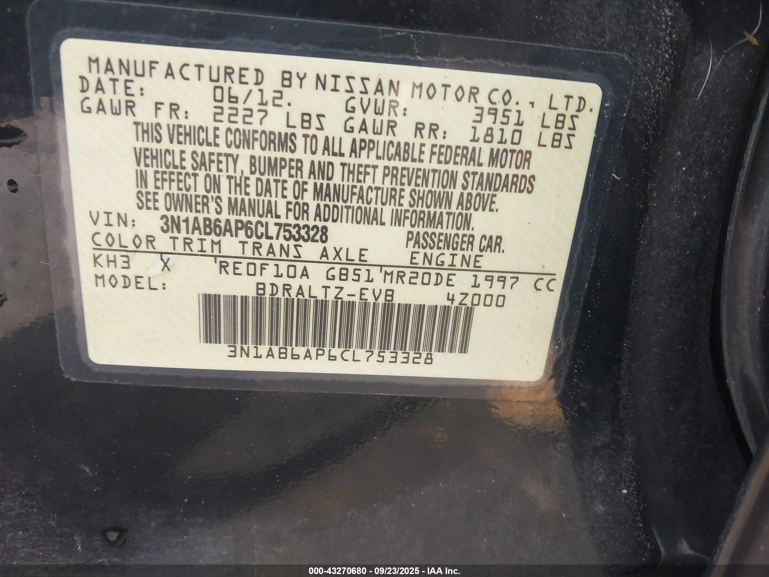 NISSAN SENTRA image 9