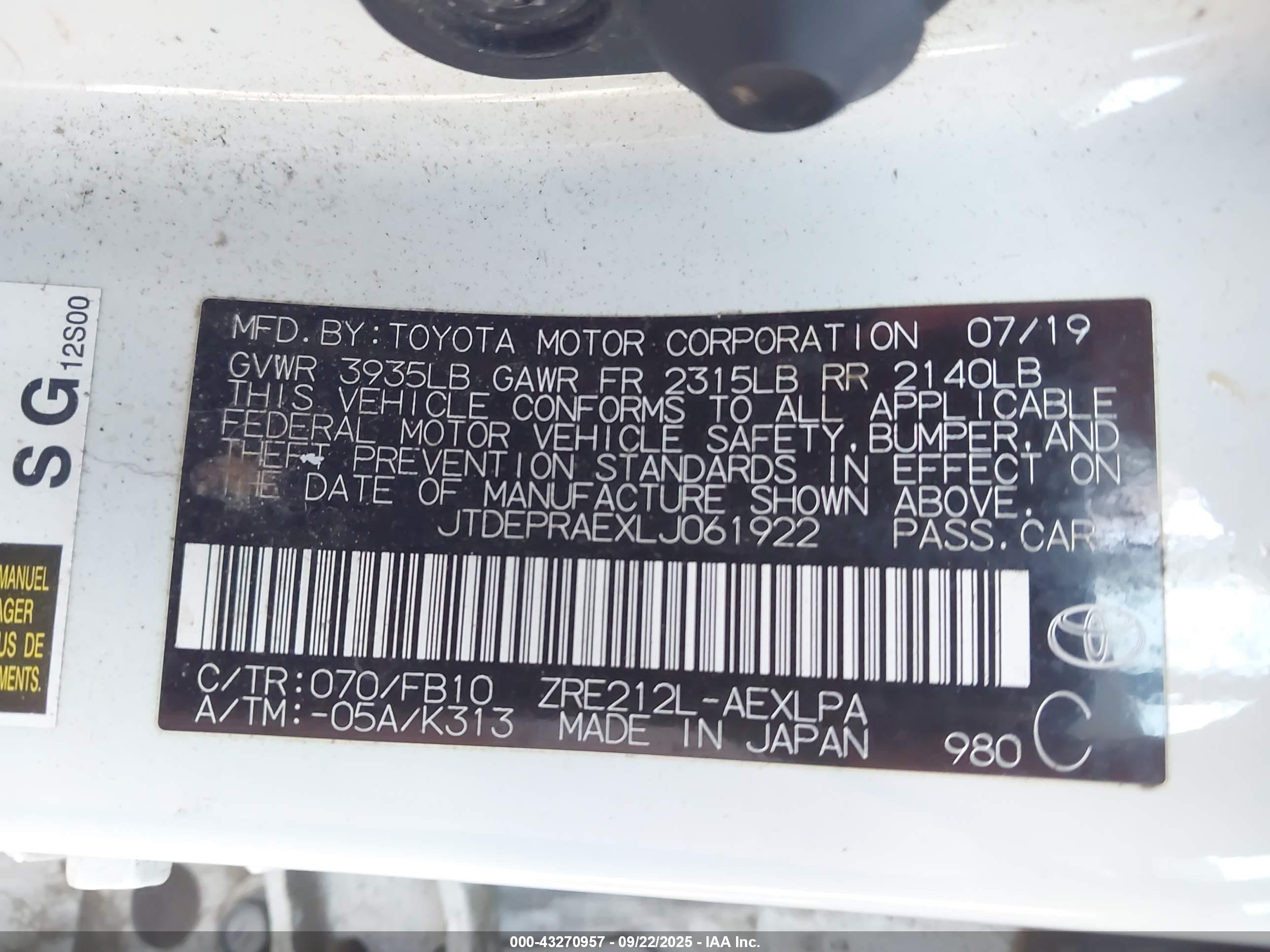 TOYOTA COROLLA image 9