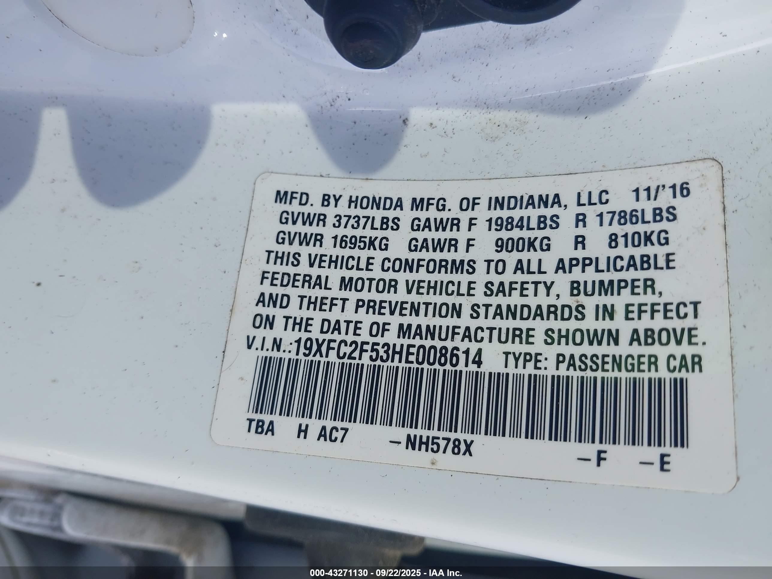 HONDA CIVIC image 9