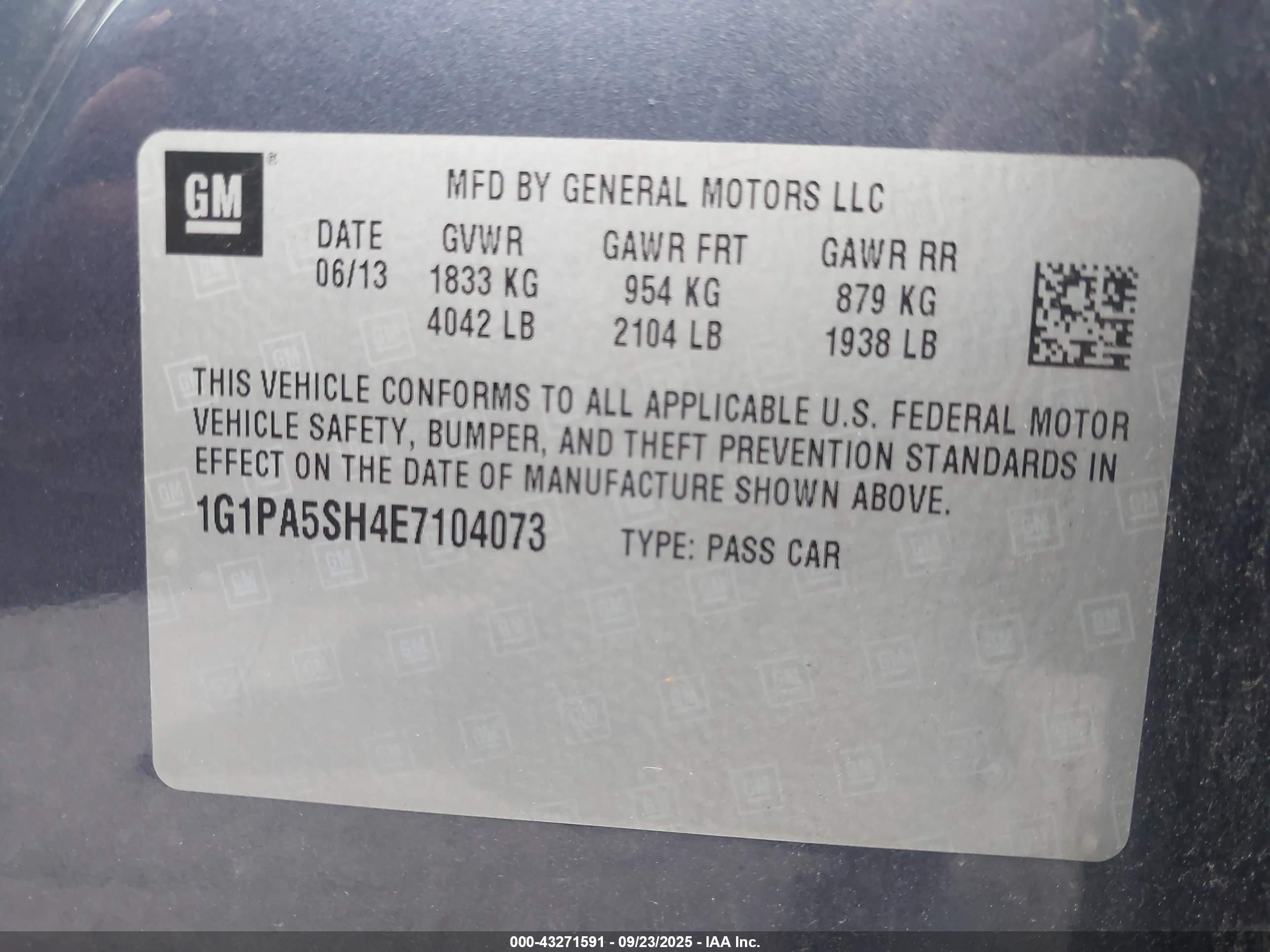 CHEVROLET CRUZE image 9