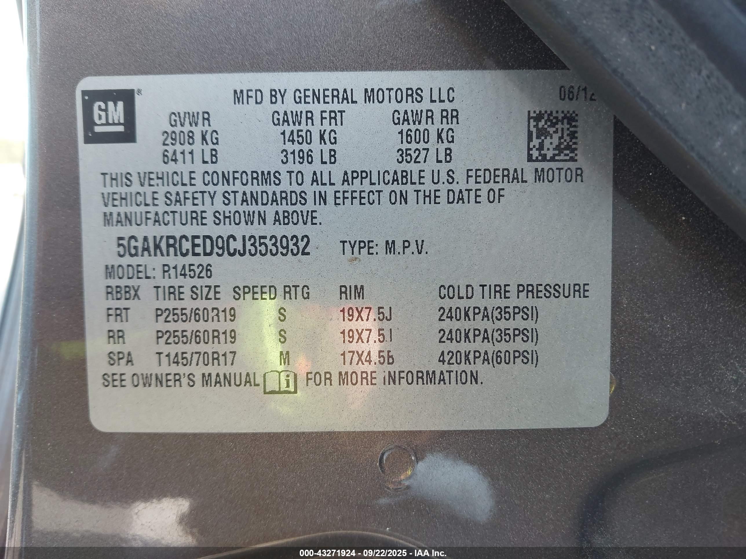 BUICK ENCLAVE image 9