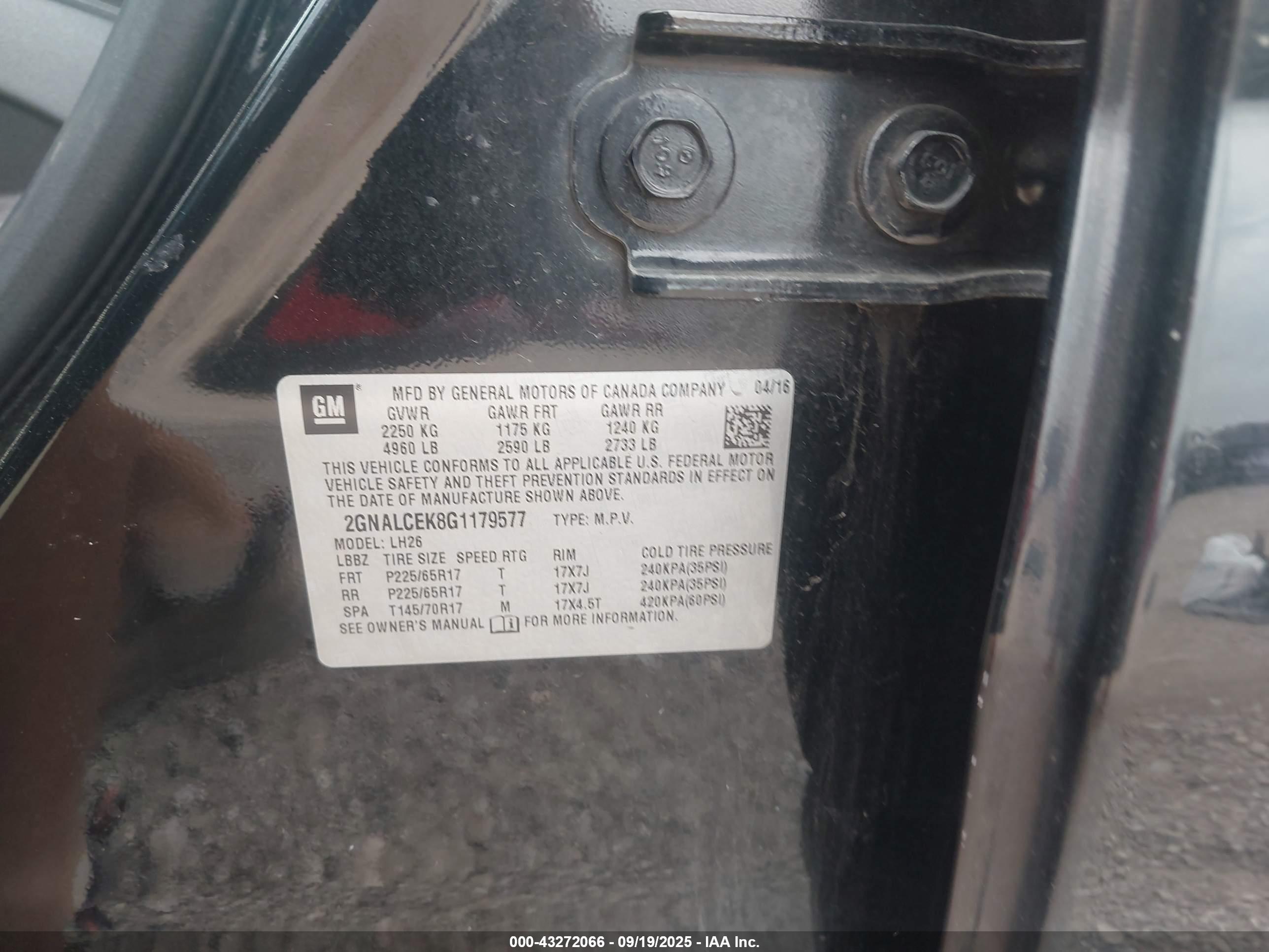 CHEVROLET EQUINOX image 9